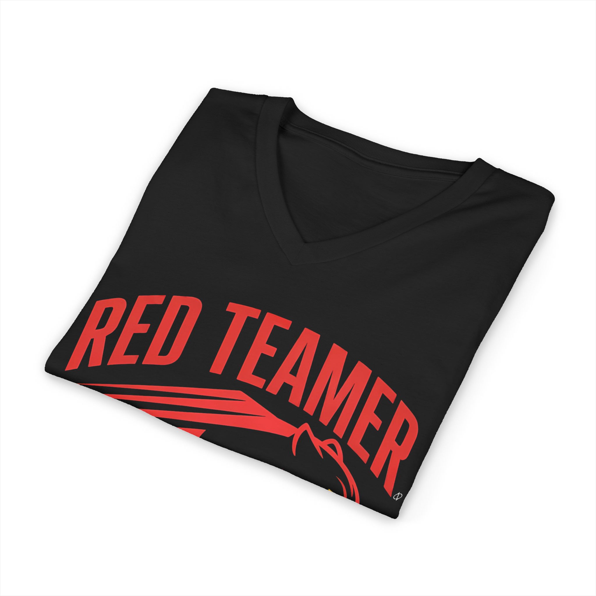 Red Teamer Panther V-Neck Tee