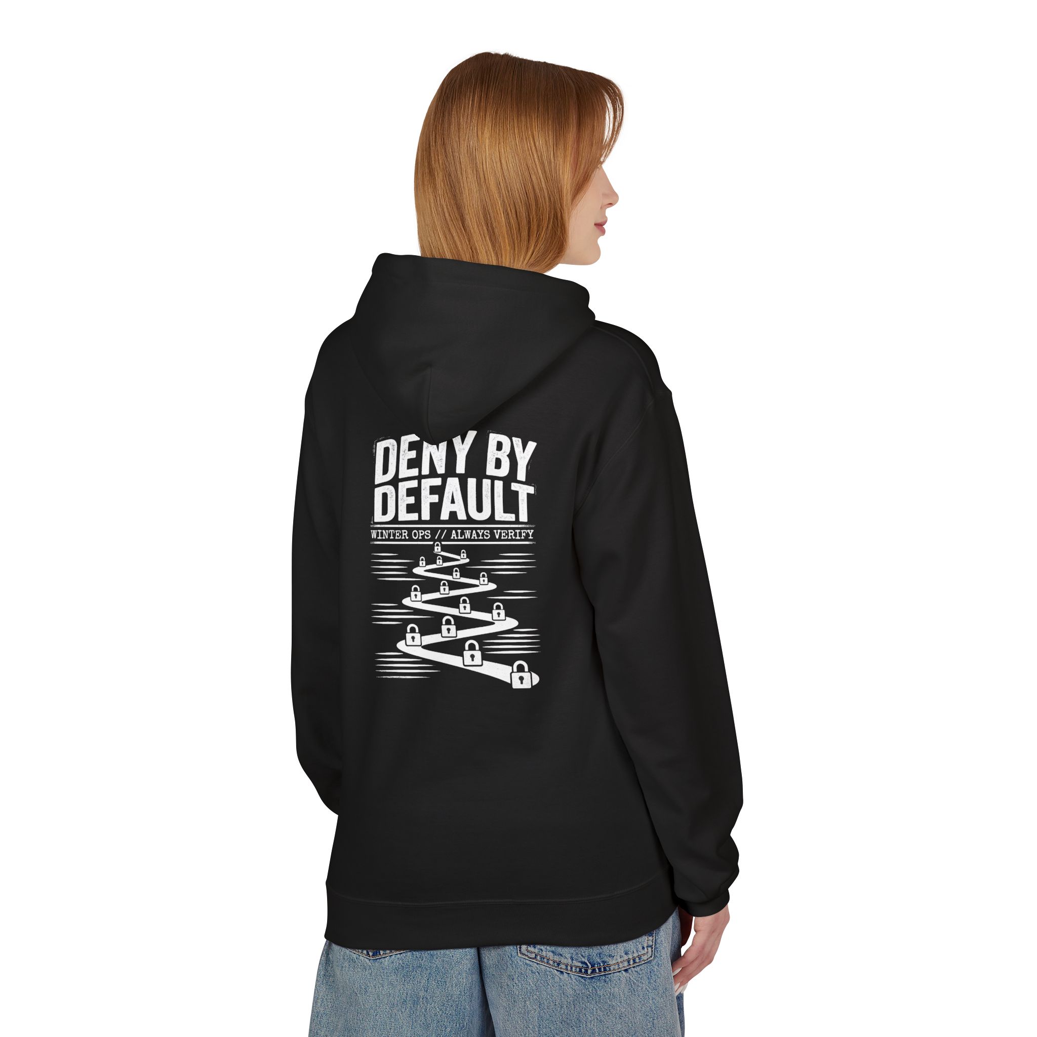 Deny By Default Cybersecurity Softstyle Hoodie