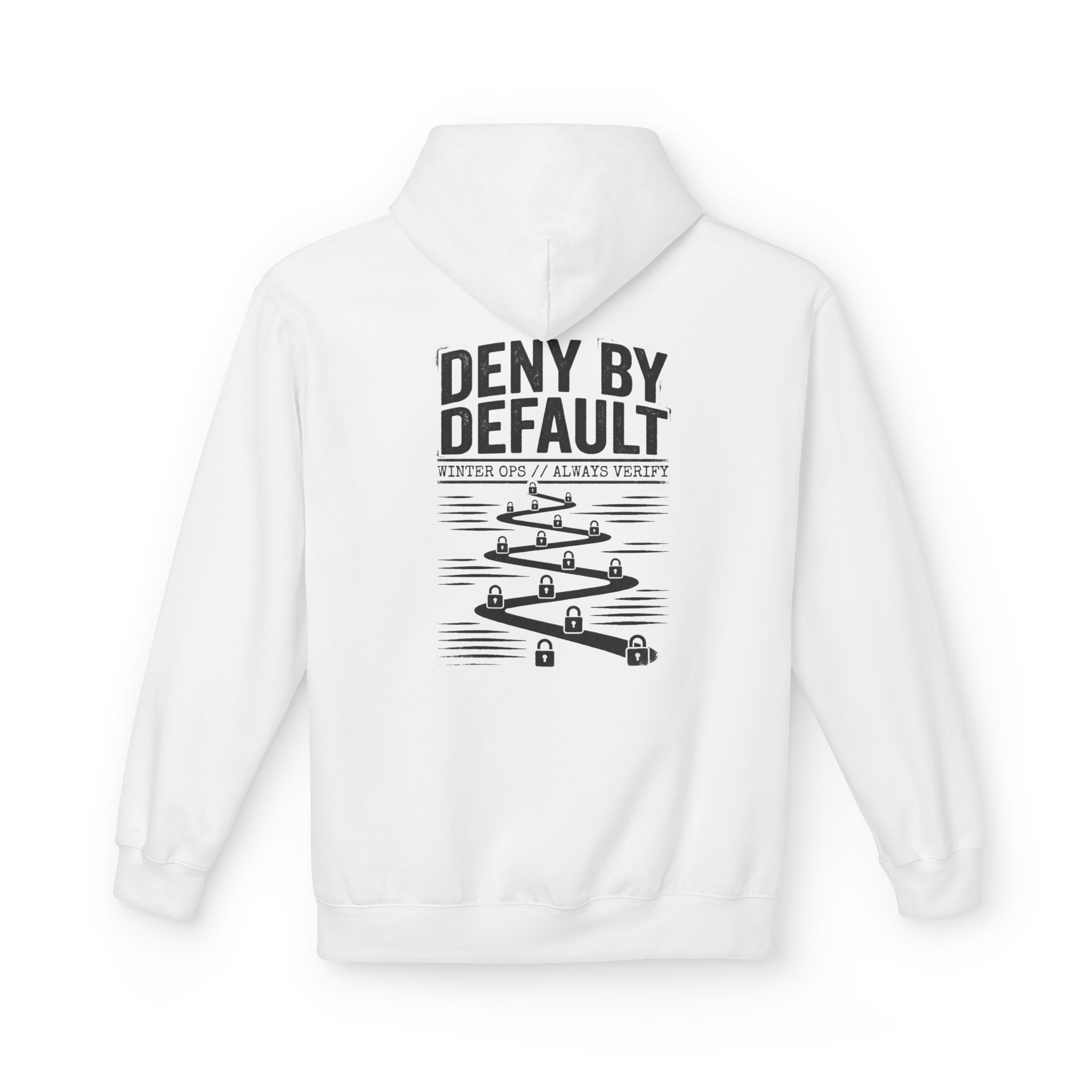 Deny By Default Cybersecurity Softstyle Hoodie