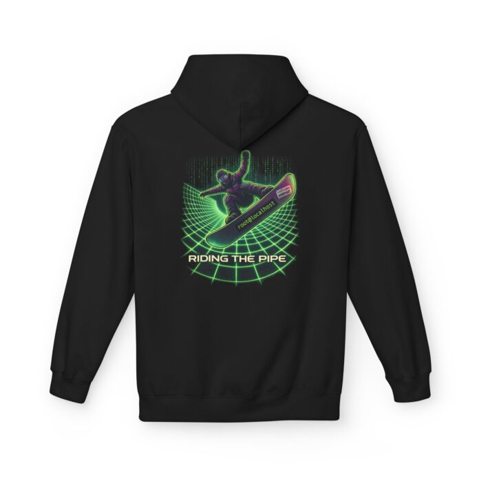 Cyberpunk Hacker Snowboard Softstyle Hoodie