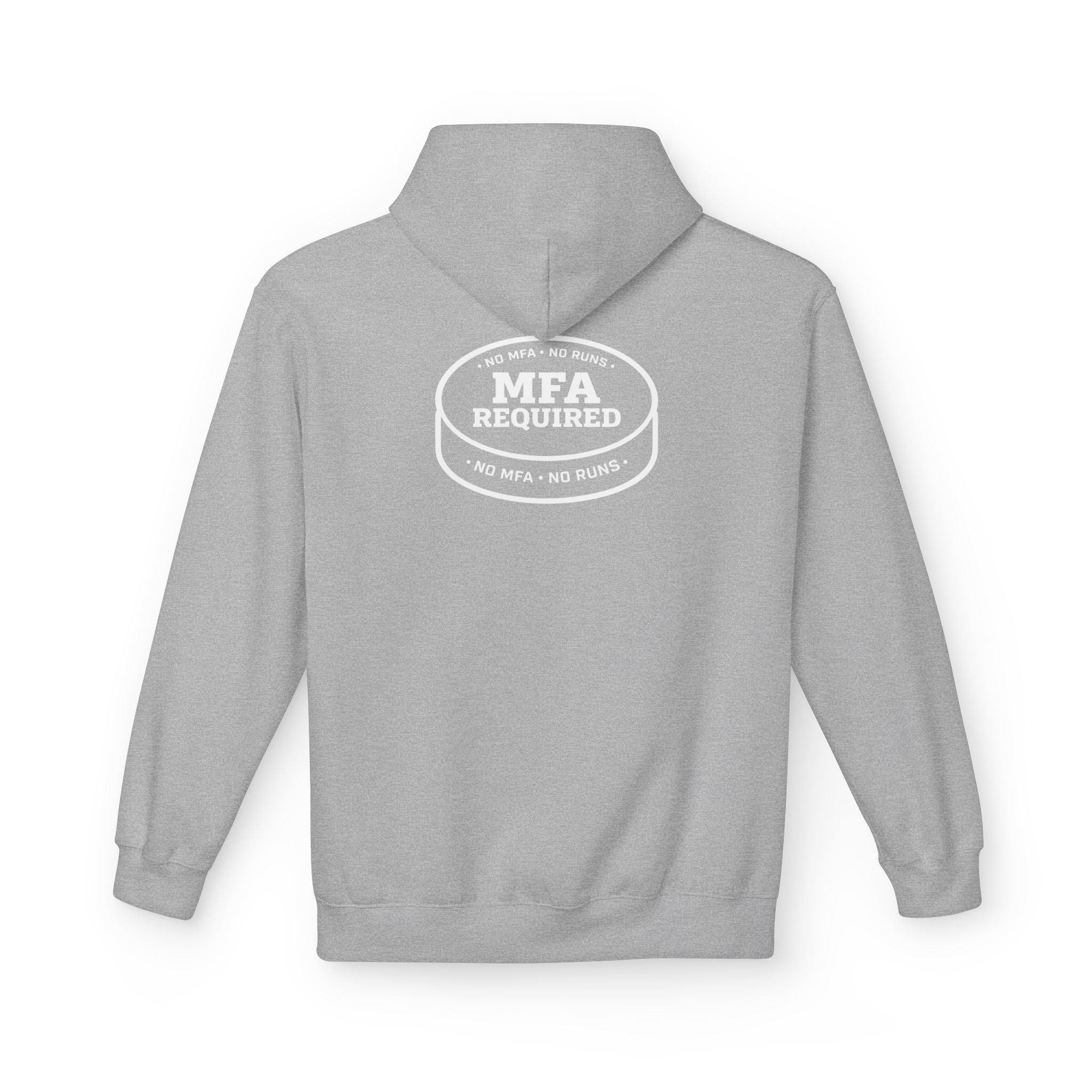 MFA Required Softstyle Hoodie | No MFA No Runs Cybersecurity Winter Streetwear