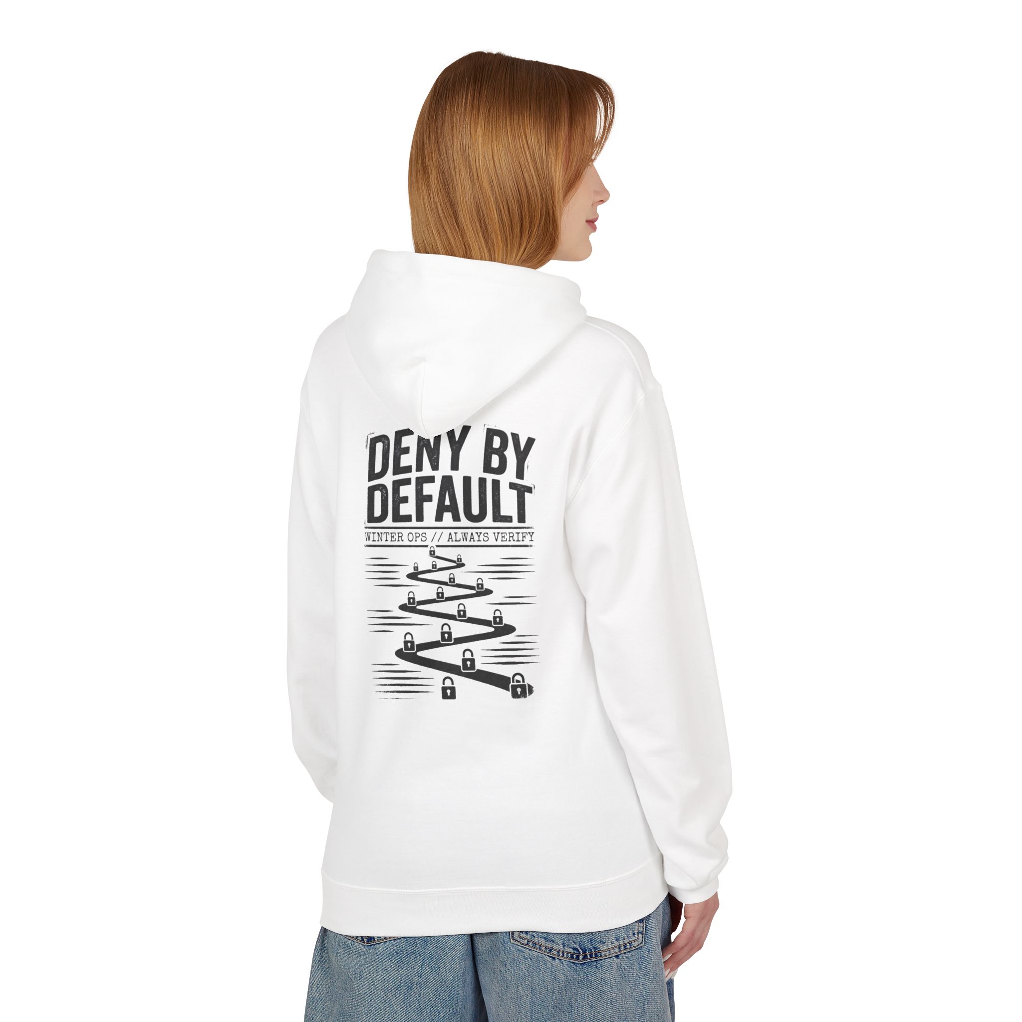 Deny By Default Cybersecurity Softstyle Hoodie