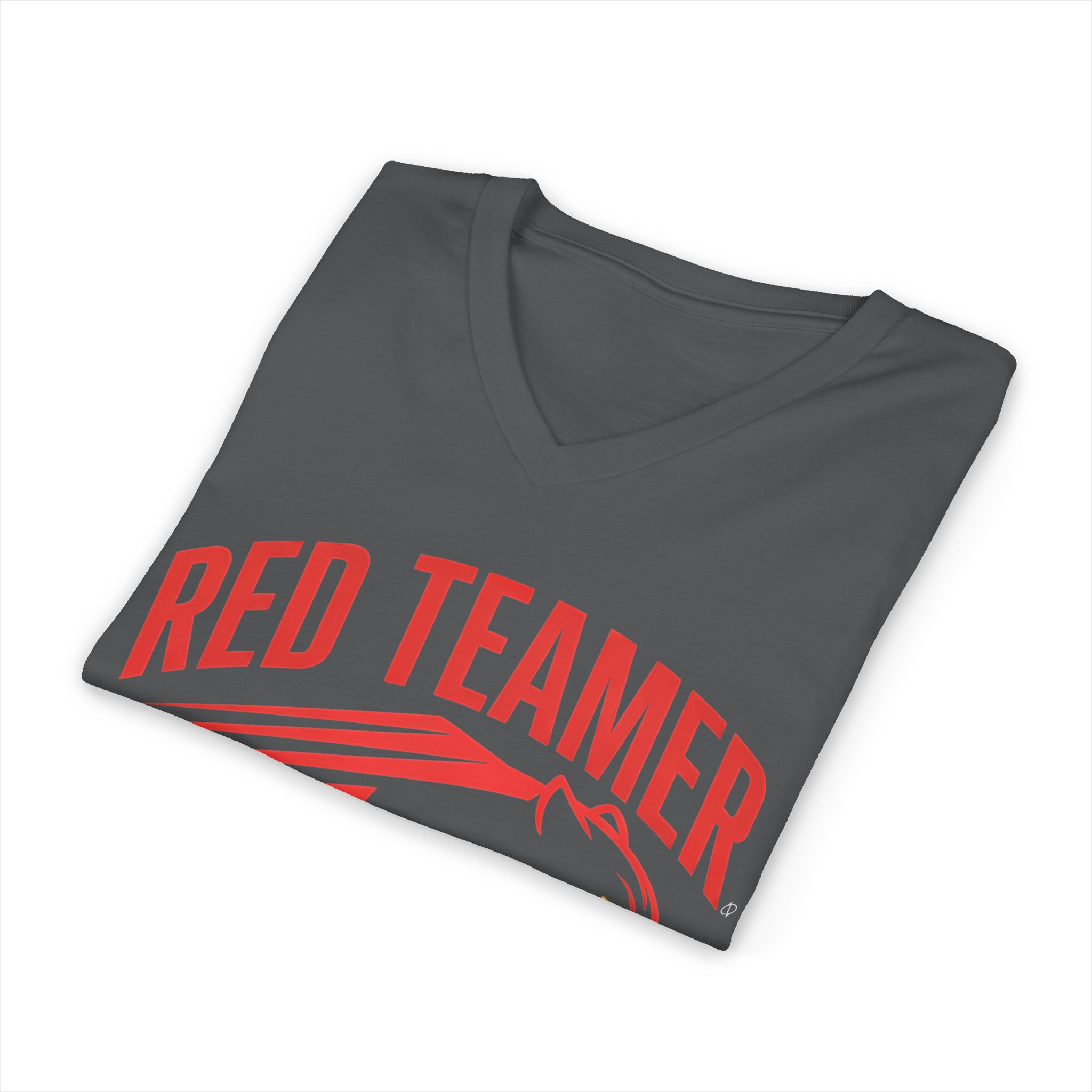 Red Teamer Panther V-Neck Tee