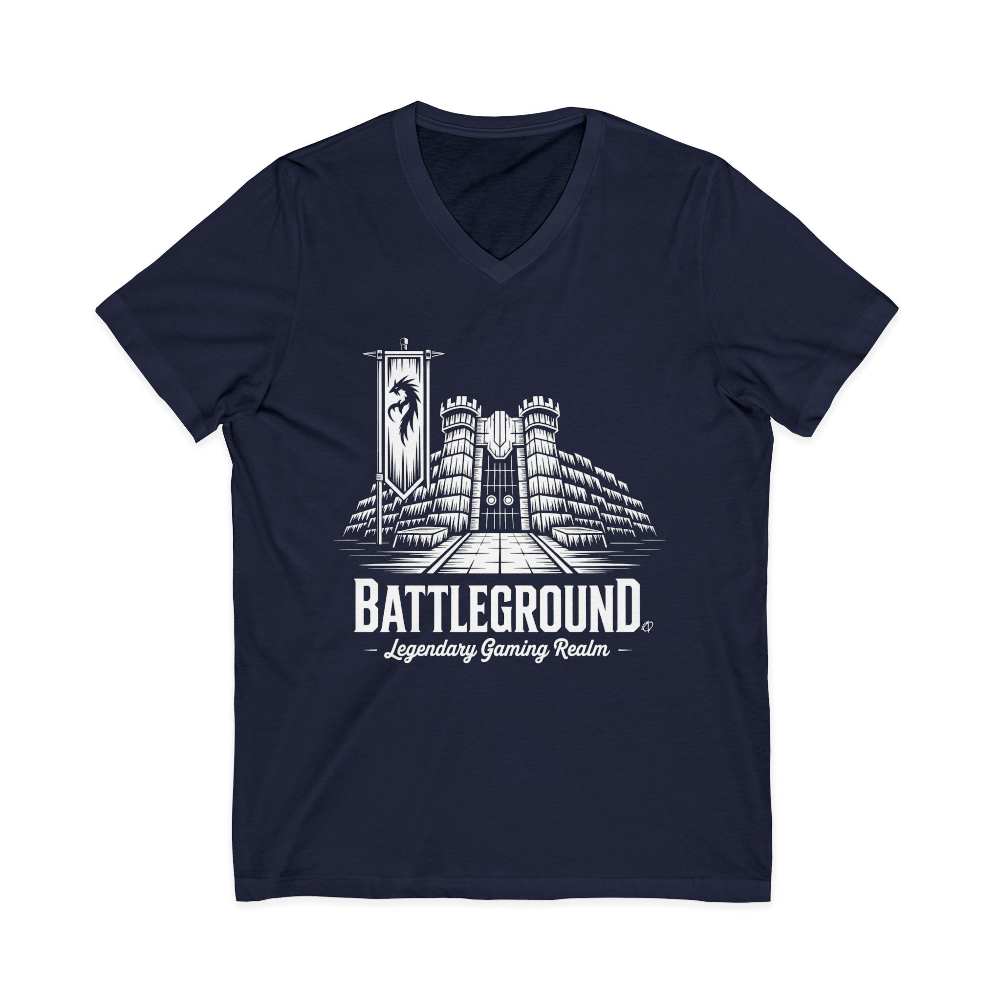 Battleground Fortress V-Neck Tee