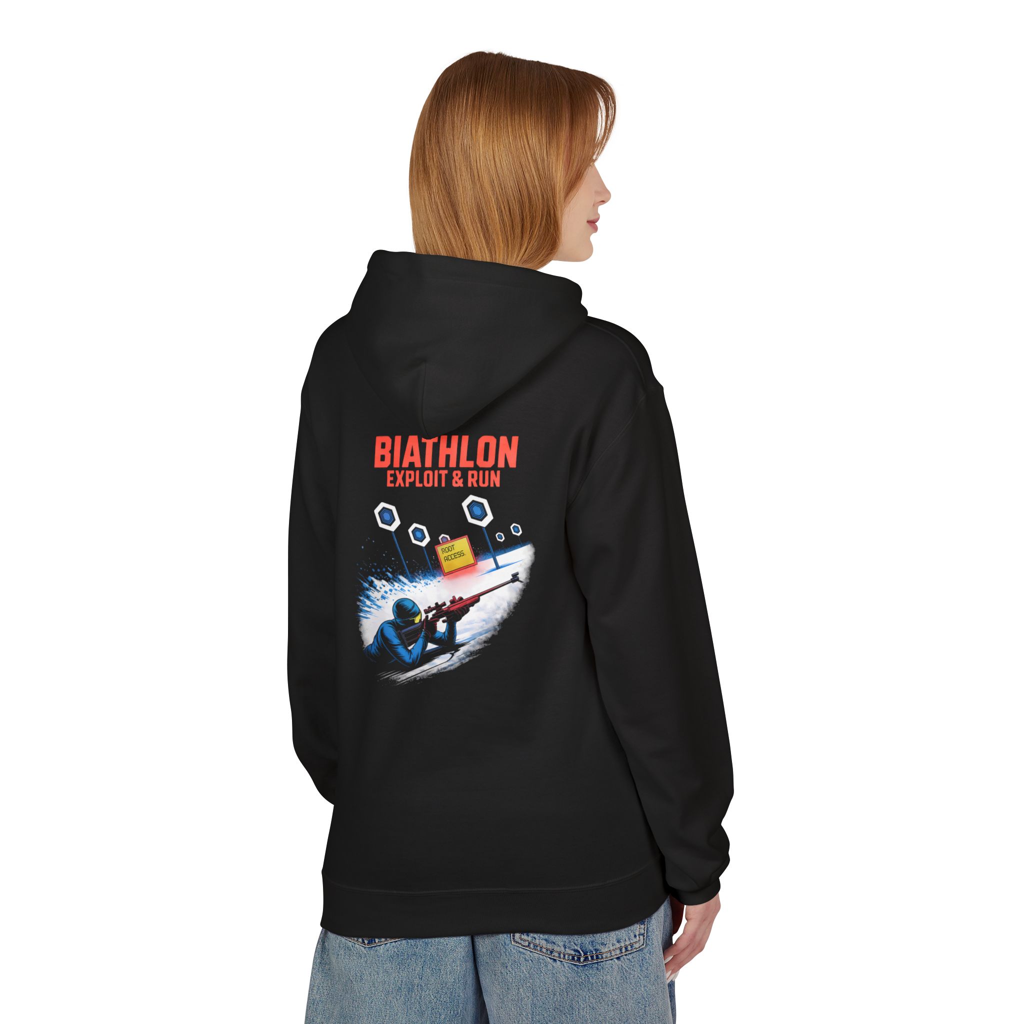 BIATHLON Exploit & Run Root Access Softstyle Hoodie