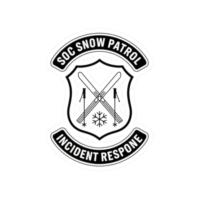 SOC Snow Patrol Incident Response Sticker