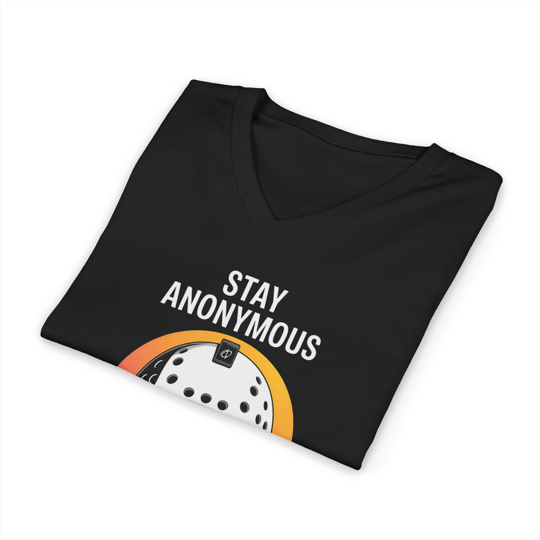 Stay Anonymous Mask V-Neck Tee