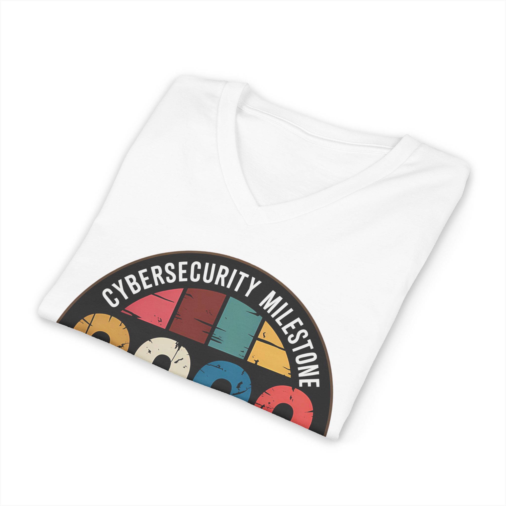Log4Shell RCE Cybersecurity Milestone V-Neck Tee