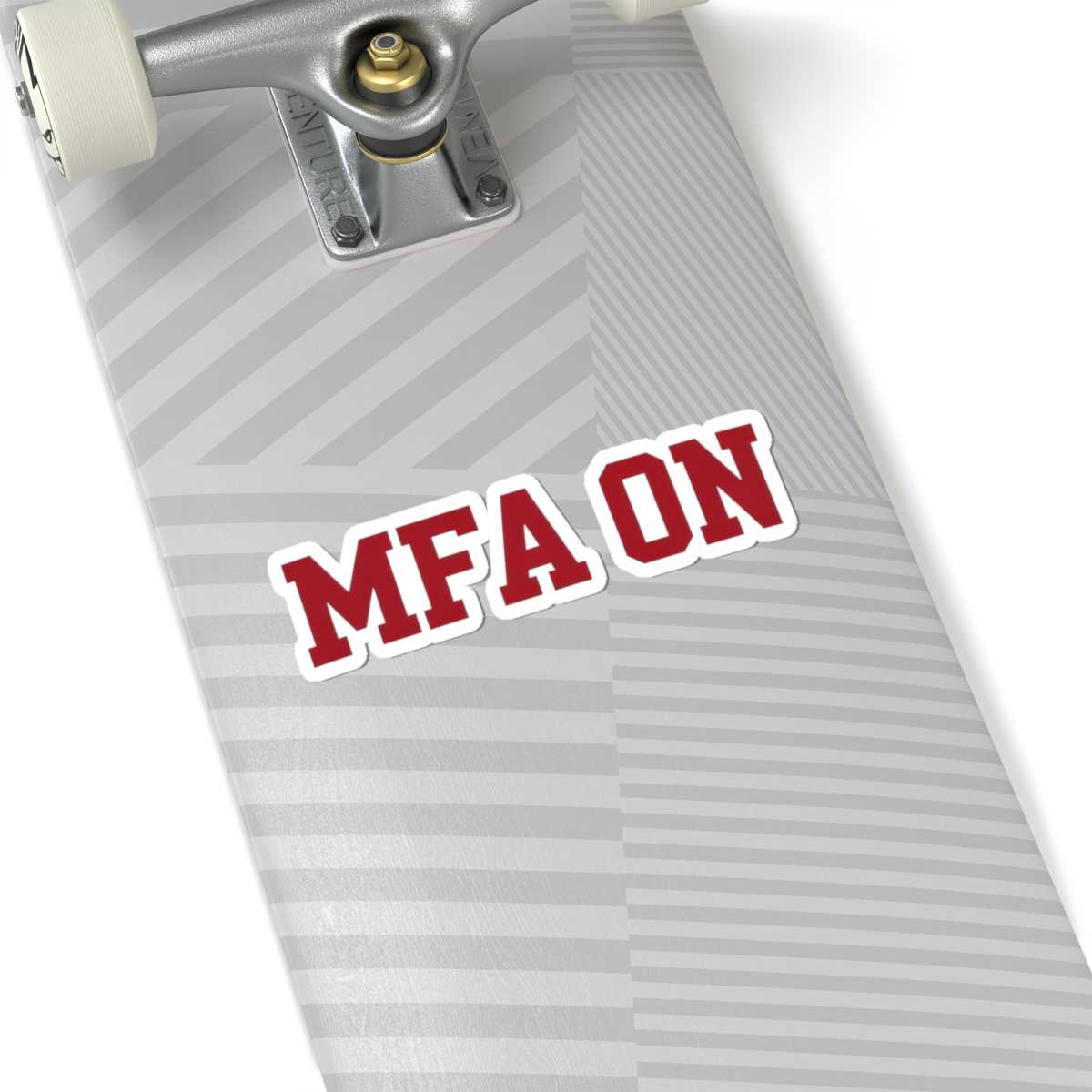 MFA ON Cybersecurity Sticker