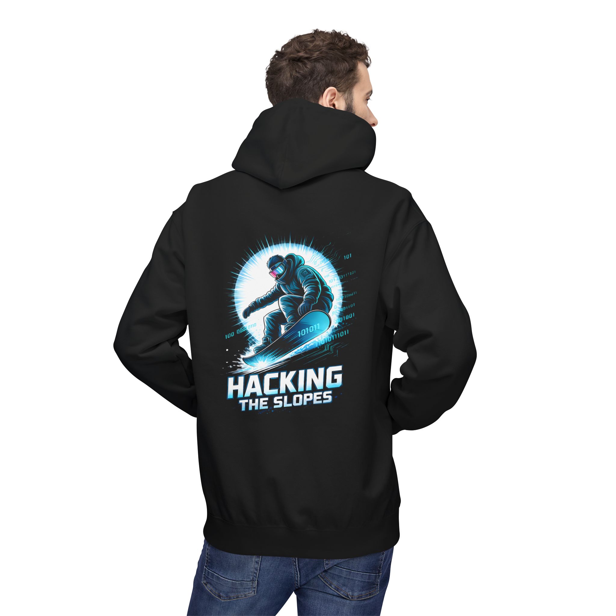 Hacking the Slopes Cybersecurity Softstyle Hoodie