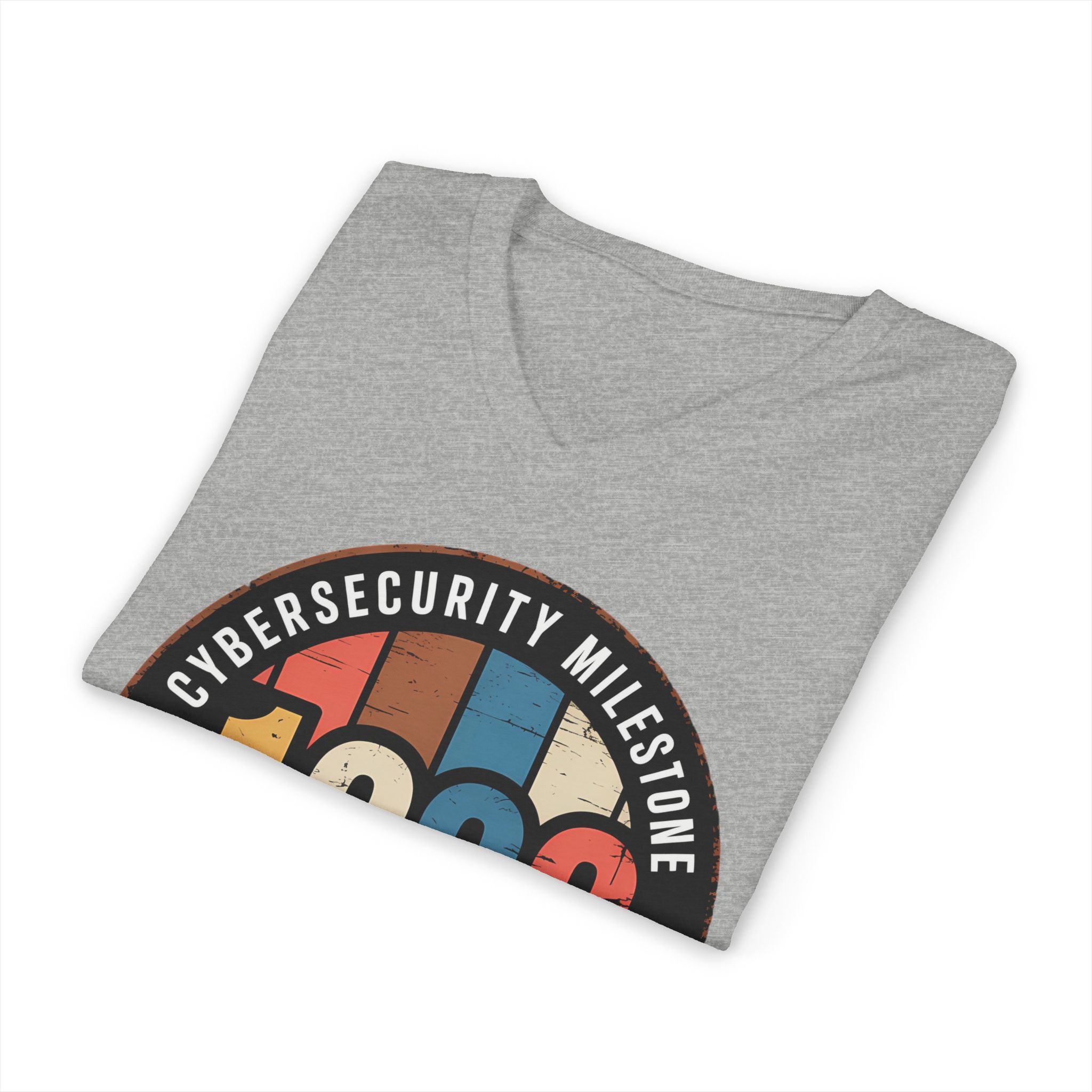 Melissa Worm Cybersecurity Milestone V-Neck Tee