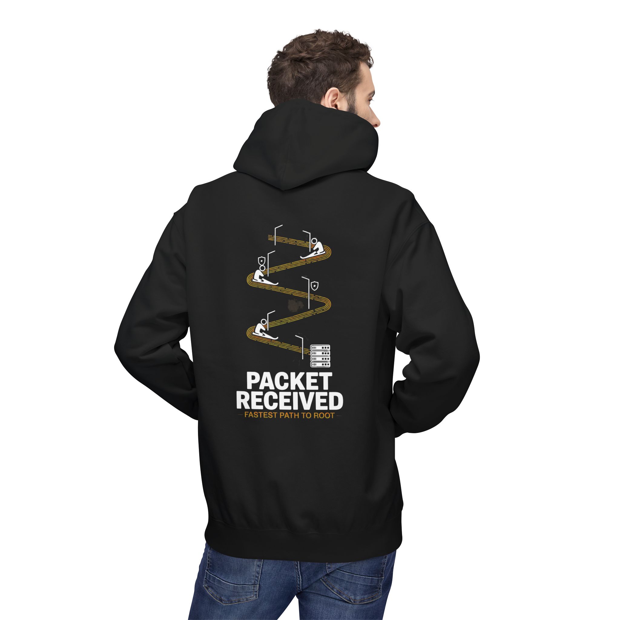 Packet Received Fastest Path to Root Hacker Softstyle Hoodie