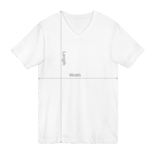 V-Neck Shirts Size Chart