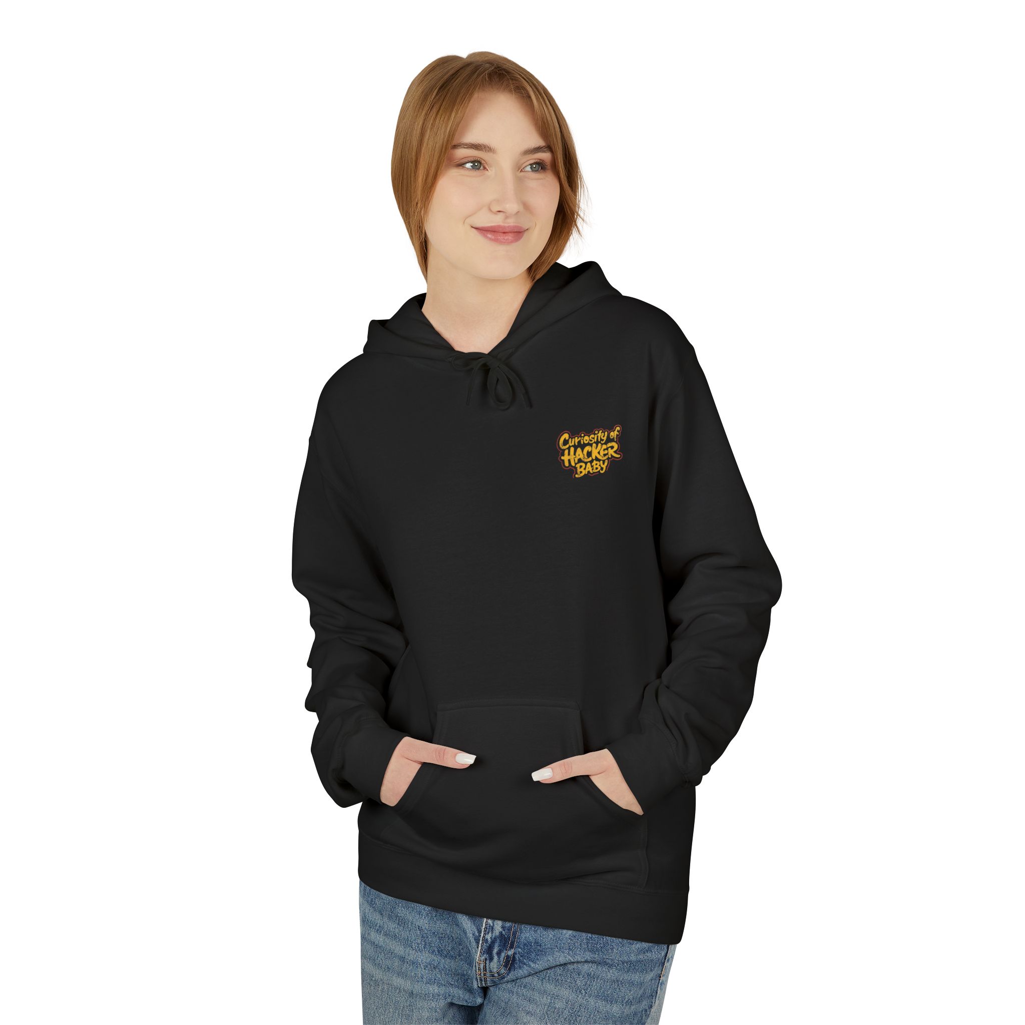 Curiosity of Hacker Baby Softstyle Hoodie