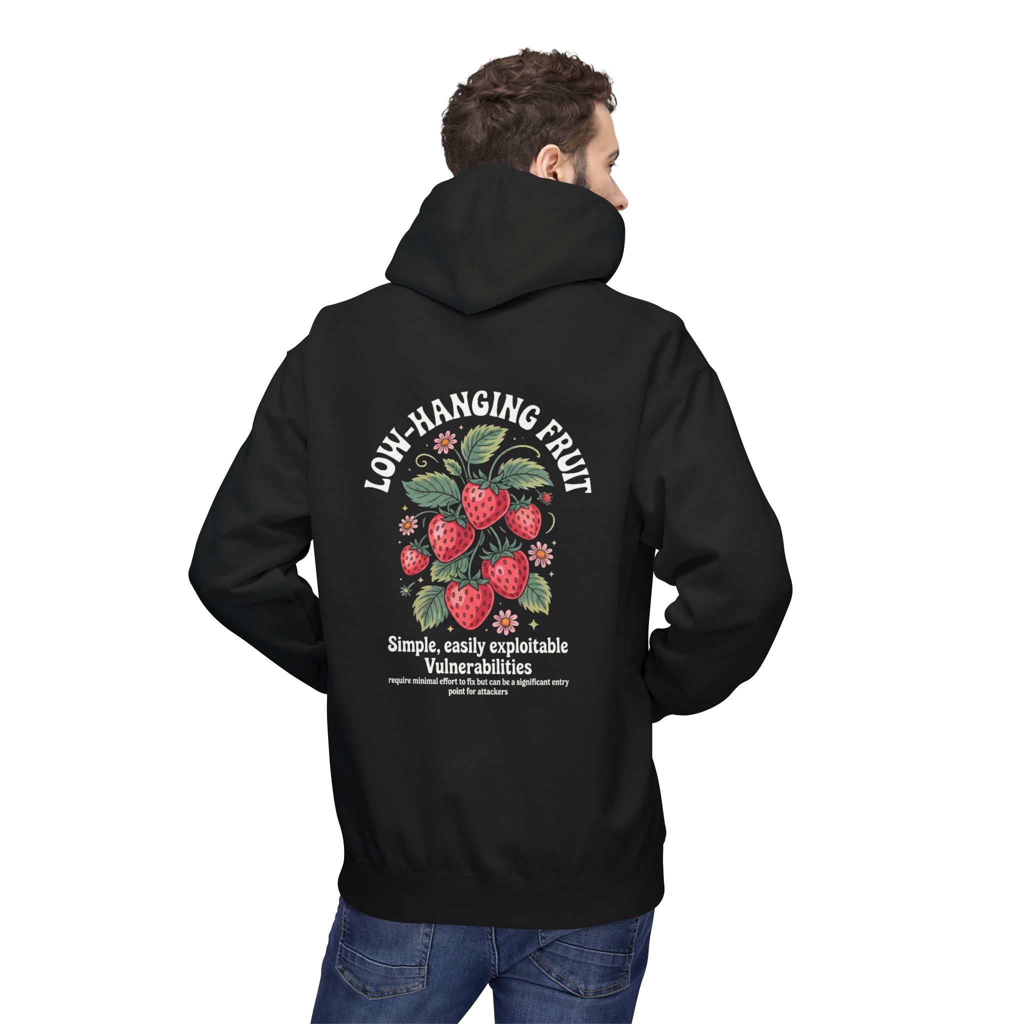 Low Hanging Fruit  – Strawberries- Infosec Softstyle Hoodie
