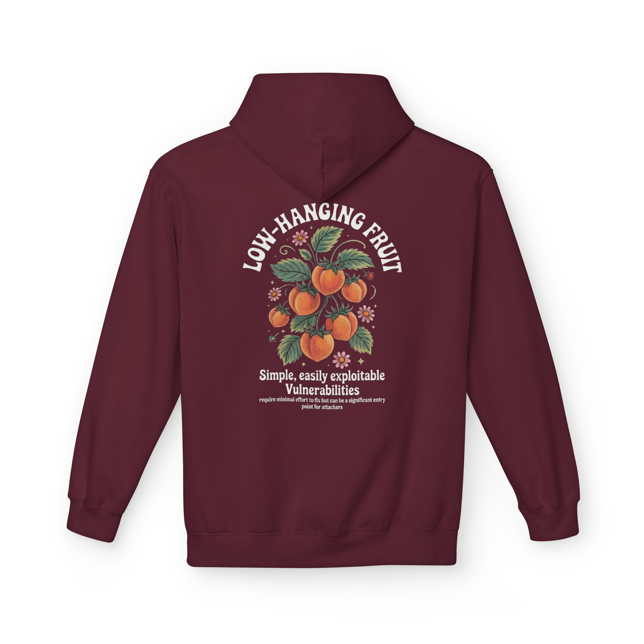 Low Hanging Fruit  – Peaches – Infosec Softstyle Hoodie