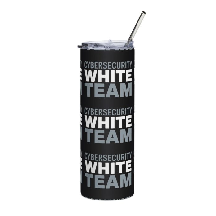 Cybersecurity White Team Stainless Tumbler