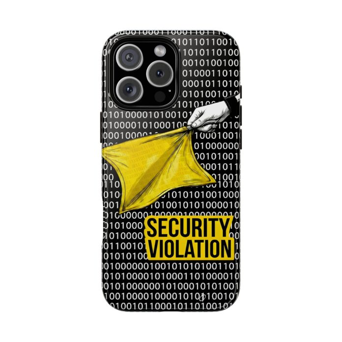 Security Violation Phone Case – Cybersecurity Meets American Football Game Day