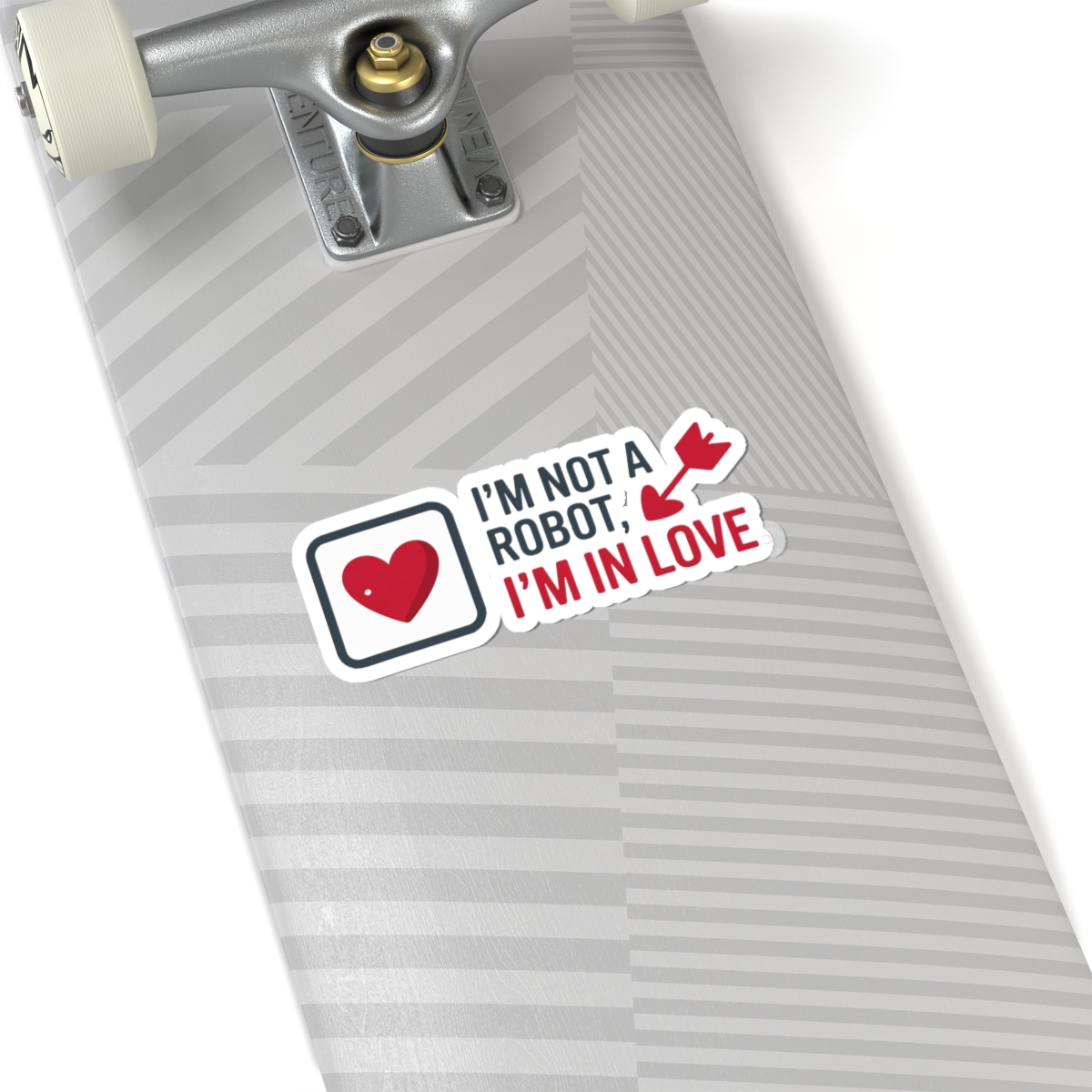 I’m Not a Robot, I’m in Love Cybersecurity Valentine’s Vinyl Sticker