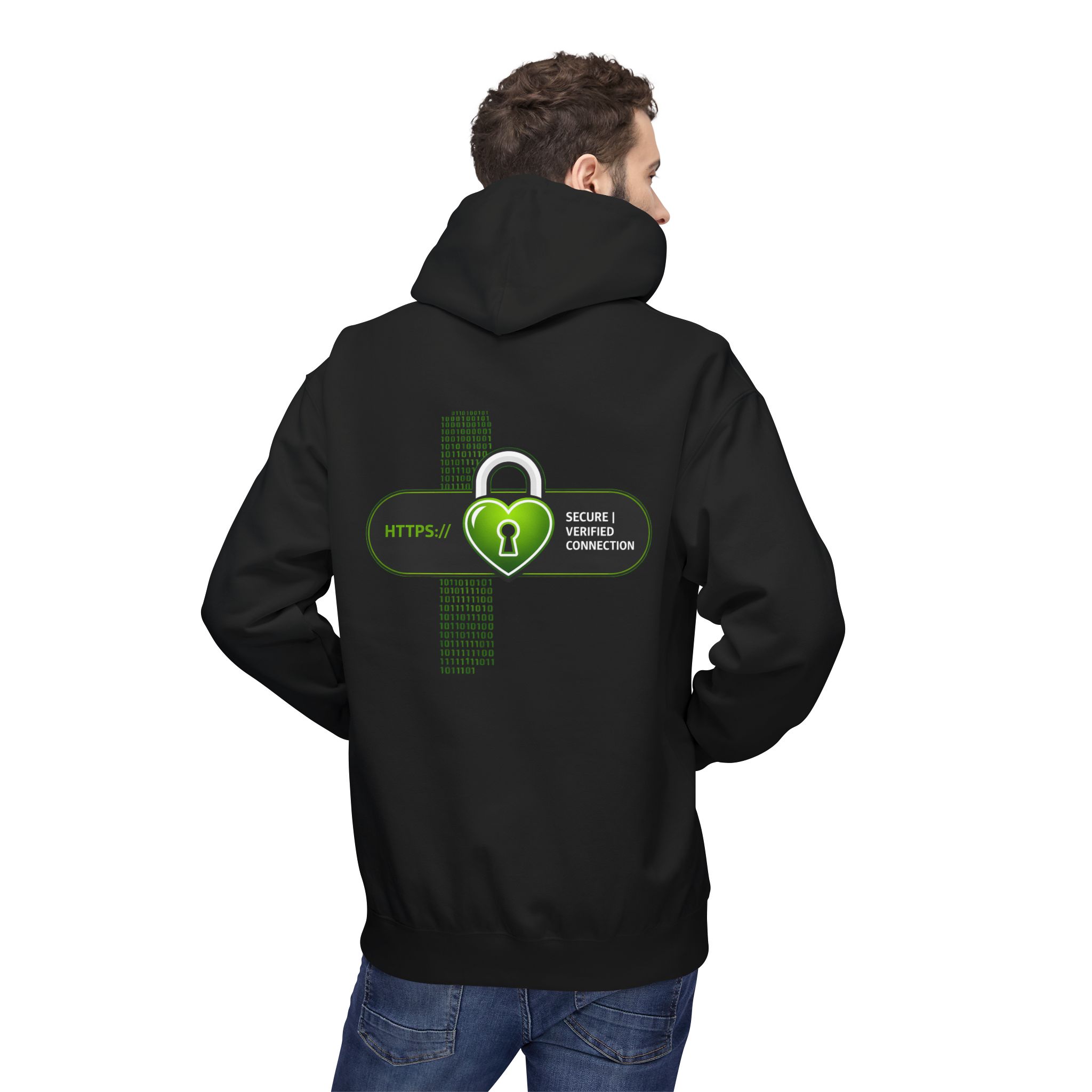 HTTPS Secure Verified Connection Couples Softstyle Hoodie