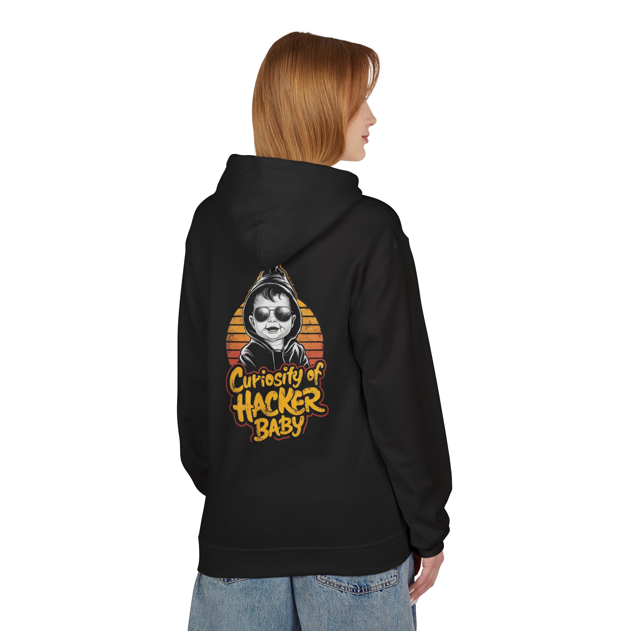 Curiosity of Hacker Baby Softstyle Hoodie