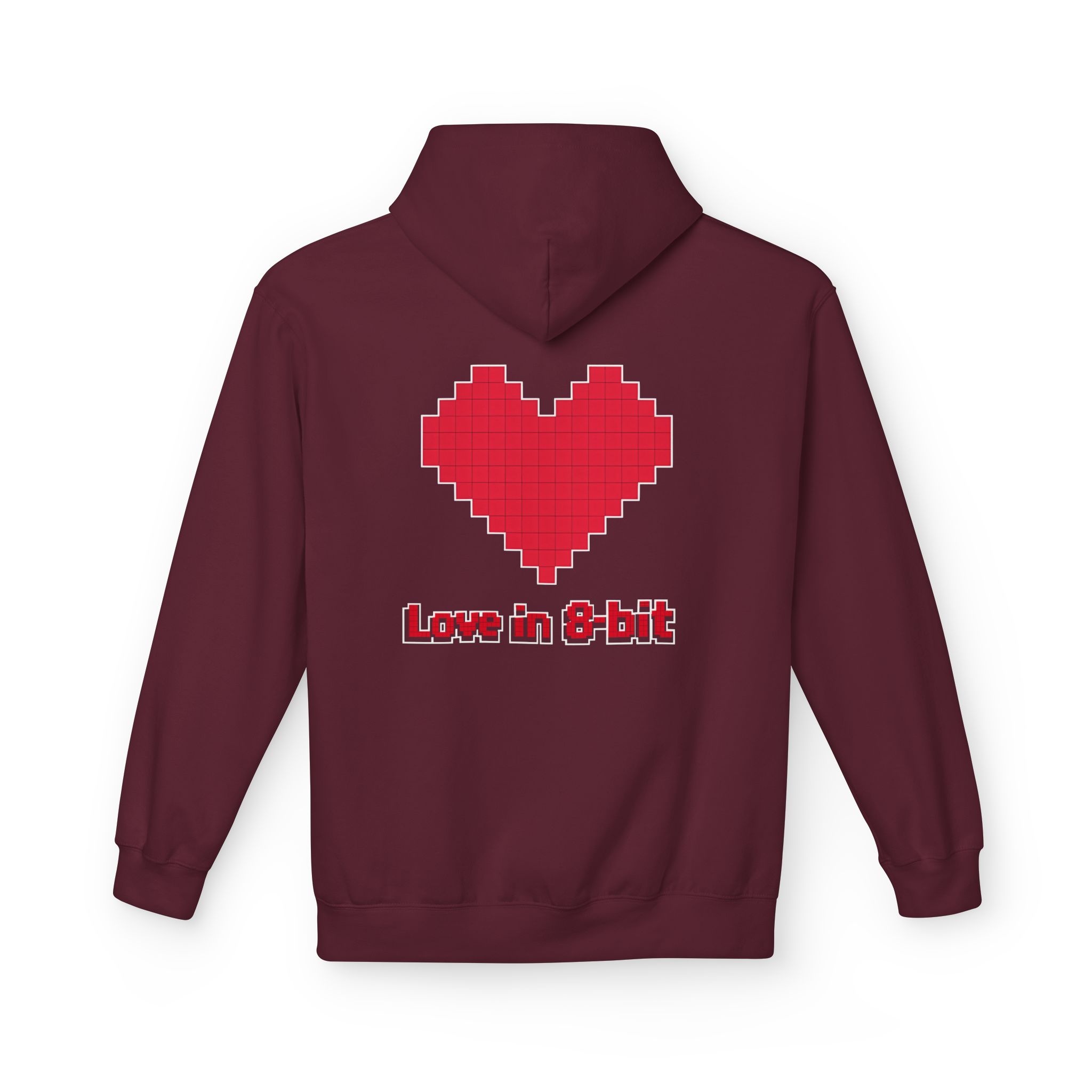 Love in 8-Bit Cybersecurity Softstyle Hoodie