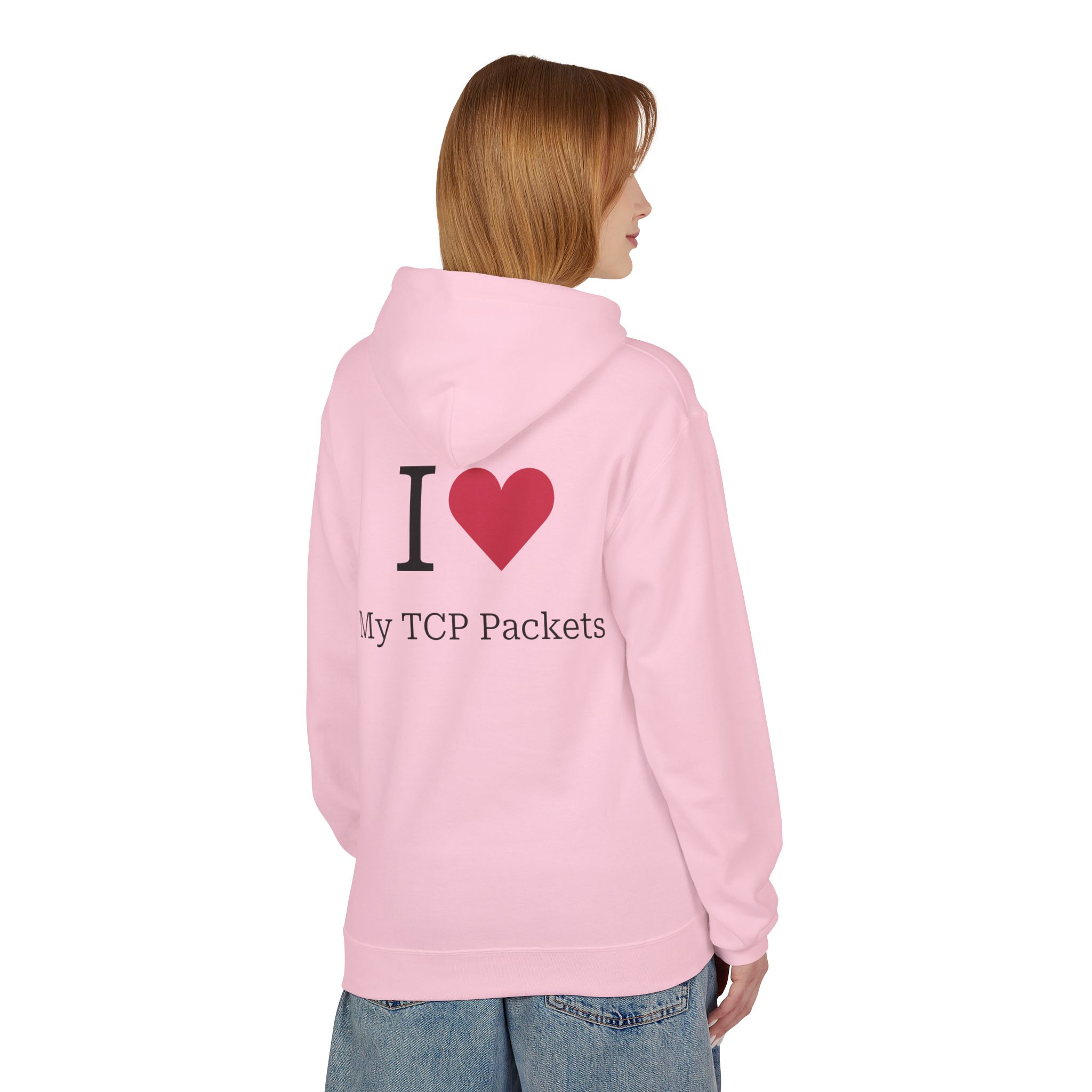 I Love My TCP Packets Softstyle Hoodie