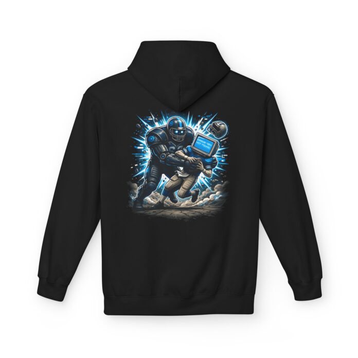 Error 404 Gridiron Tackle Cybersecurity Softstyle Hoodie Unisex