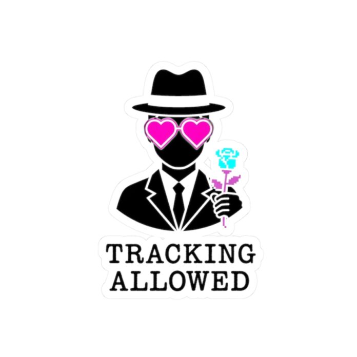 Tracking Allowed Love Sticker