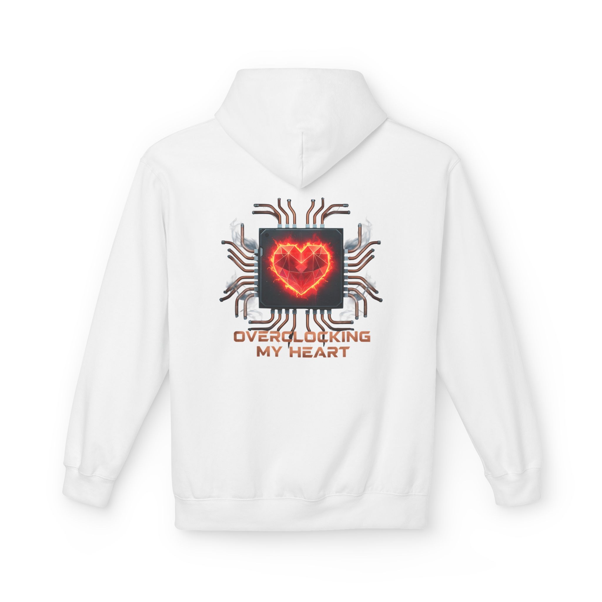 Overclocking My Heart Cybersecurity Softstyle Hoodie