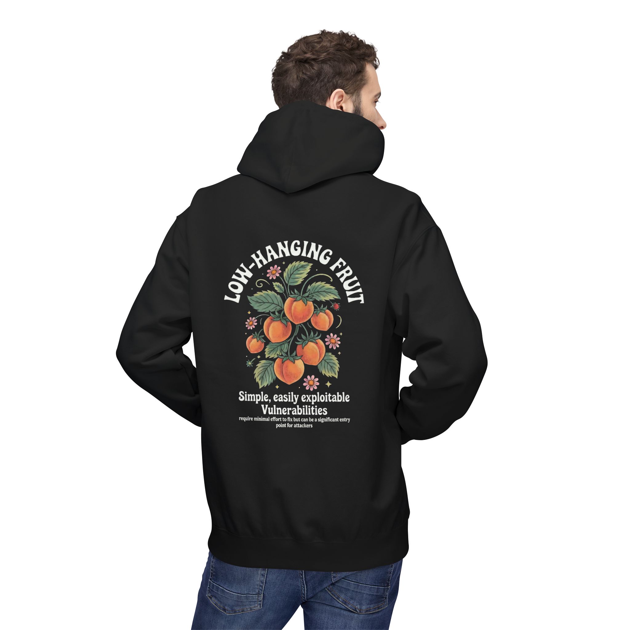 Low Hanging Fruit  – Peaches – Infosec Softstyle Hoodie