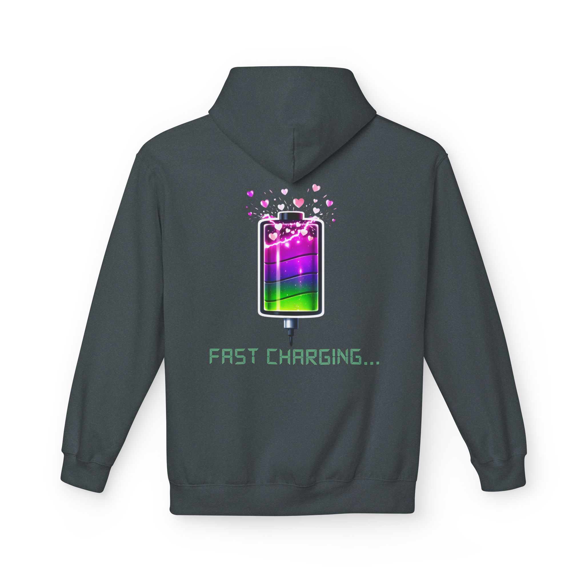 Fast Charging Love Battery Softstyle Hoodie
