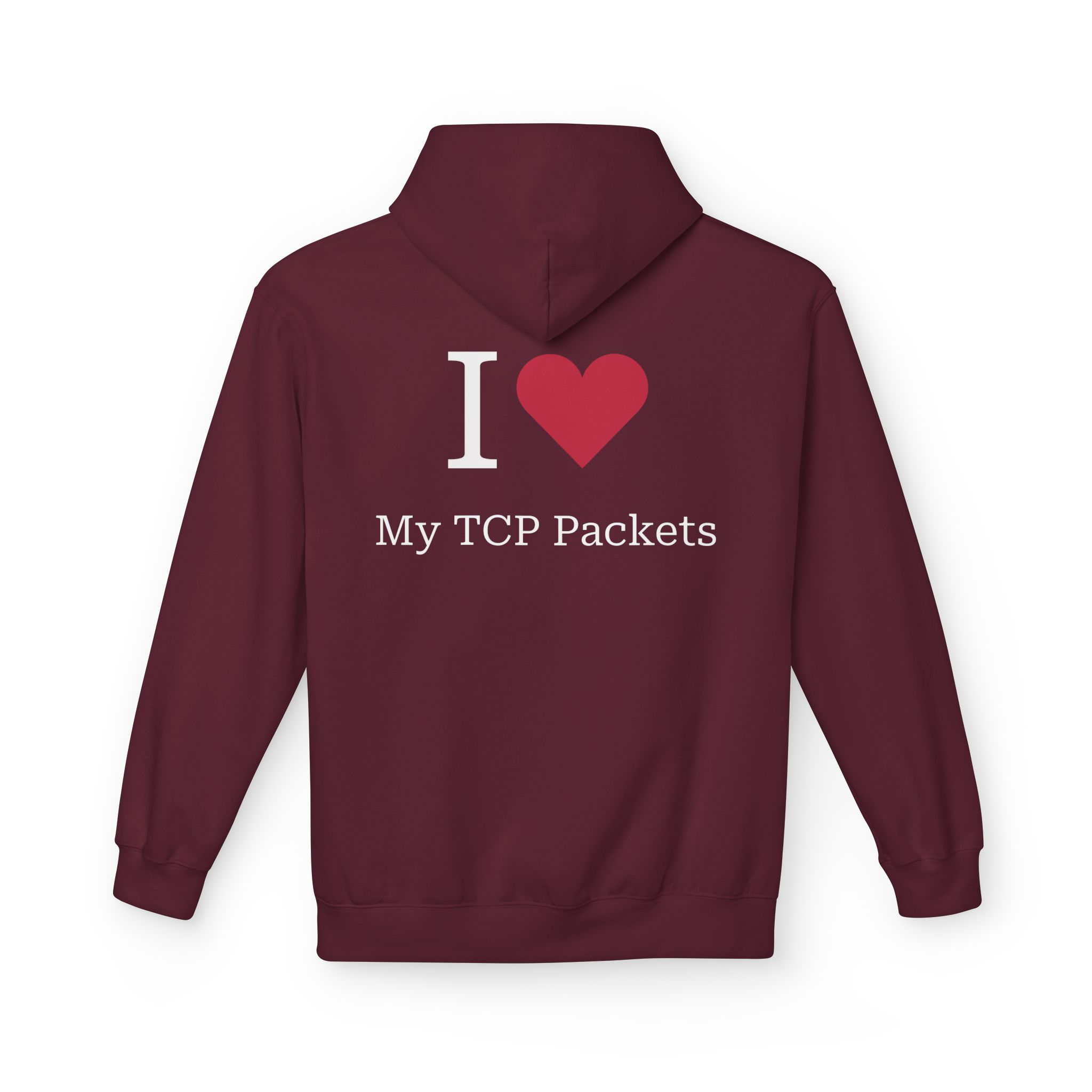 I Love My TCP Packets Softstyle Hoodie