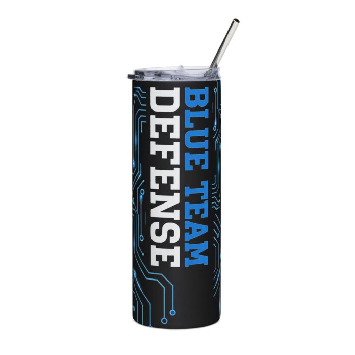 Cybersecurity Blue Team Defense Stainless Tumbler