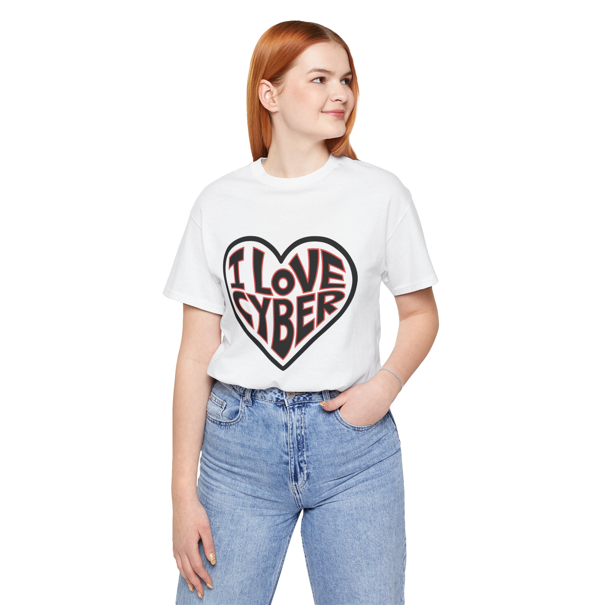 I Love Cyber T-Shirt ilc003