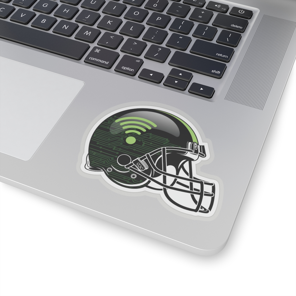 Cyber Gridiron Football Helmet Sticker