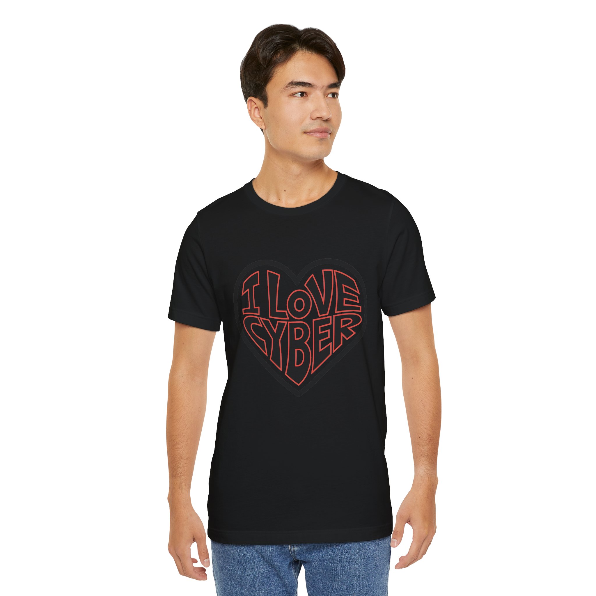 I Love Cyber T-Shirt ilc003