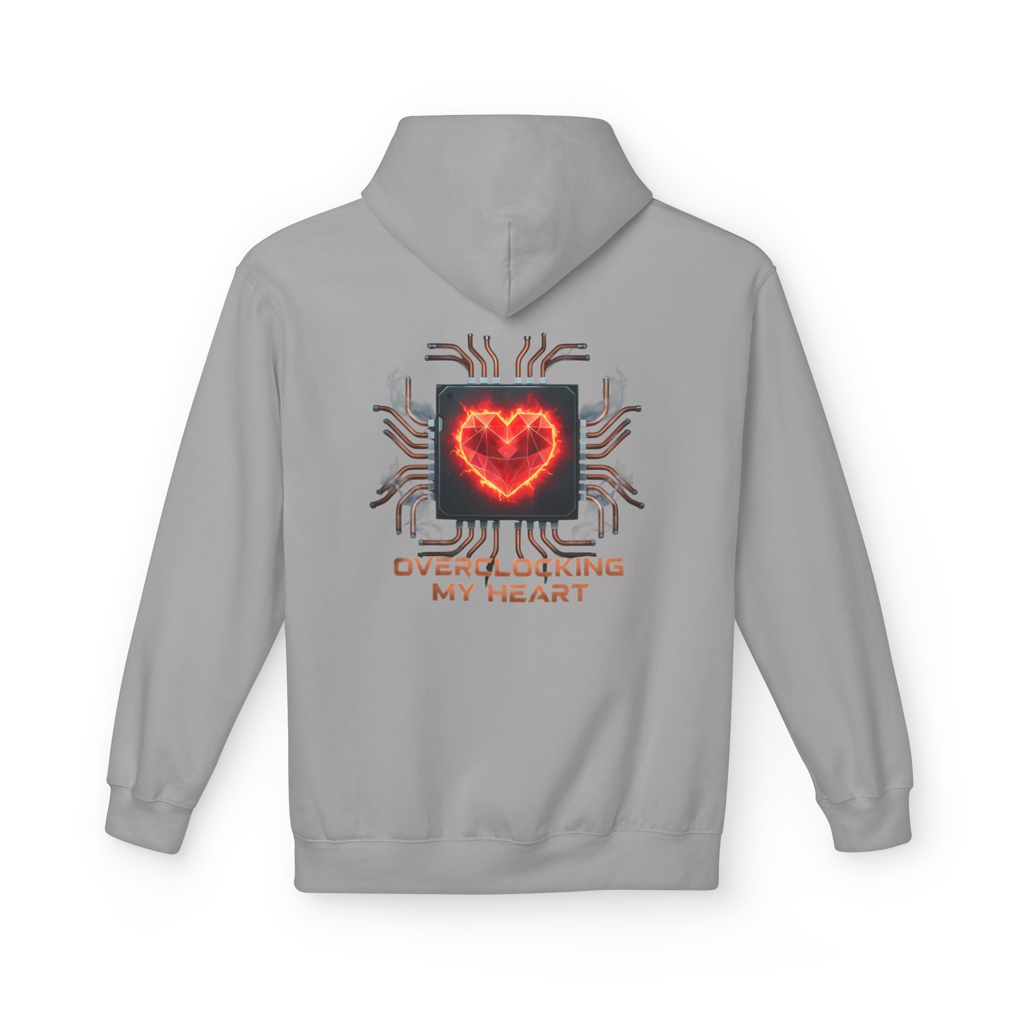 Overclocking My Heart Cybersecurity Softstyle Hoodie