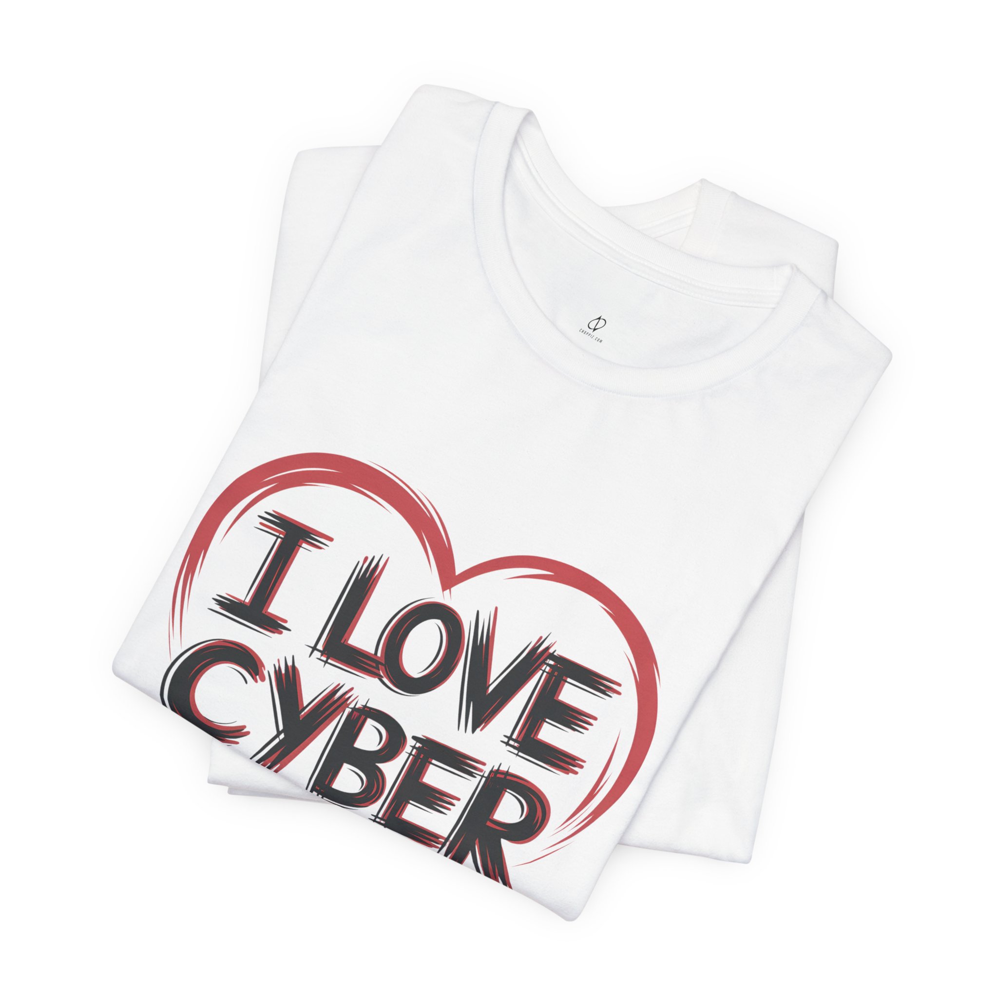 15729829712235557824_2048.jpeg I Love Cyber T-Shirt ilc002