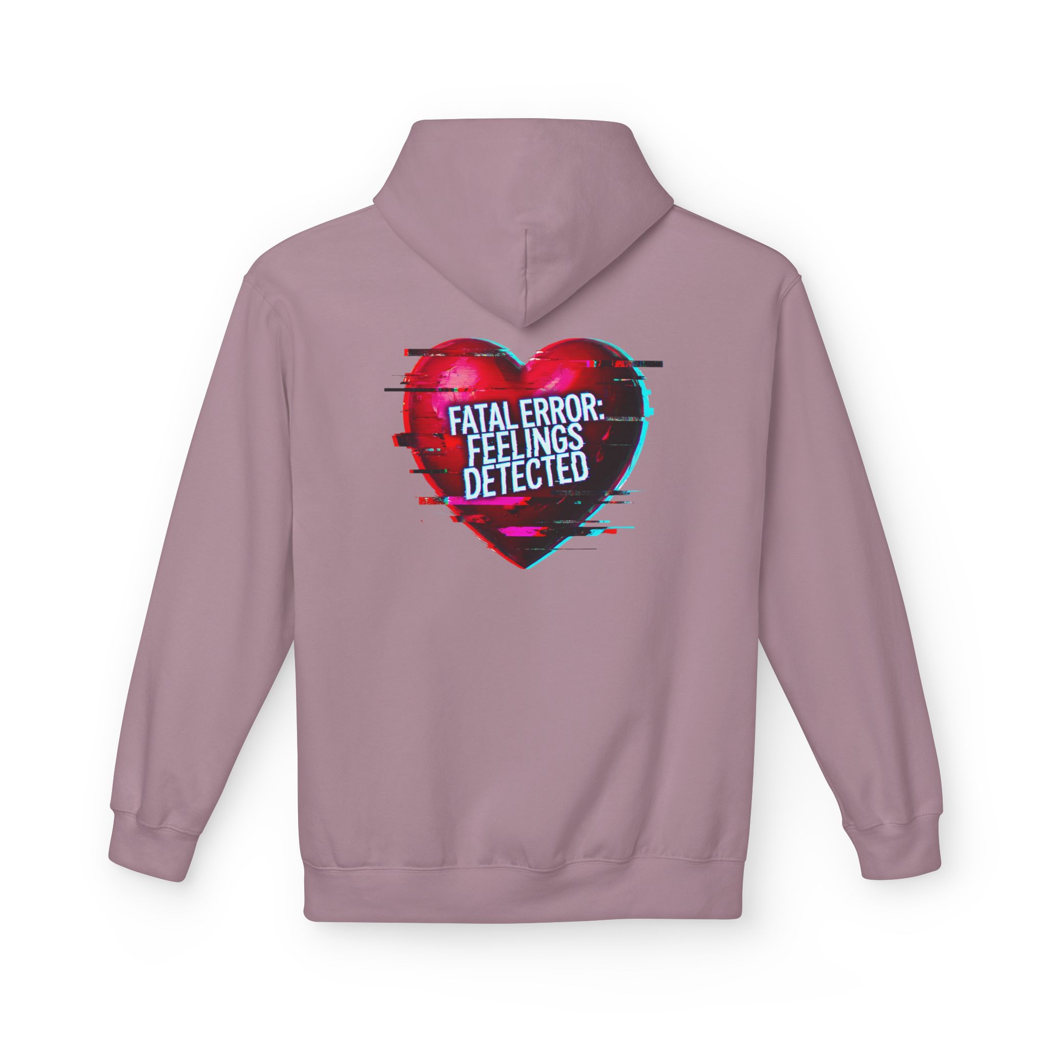 Fatal Error Feelings Detected Cybersecurity Valentine Softstyle Hoodie