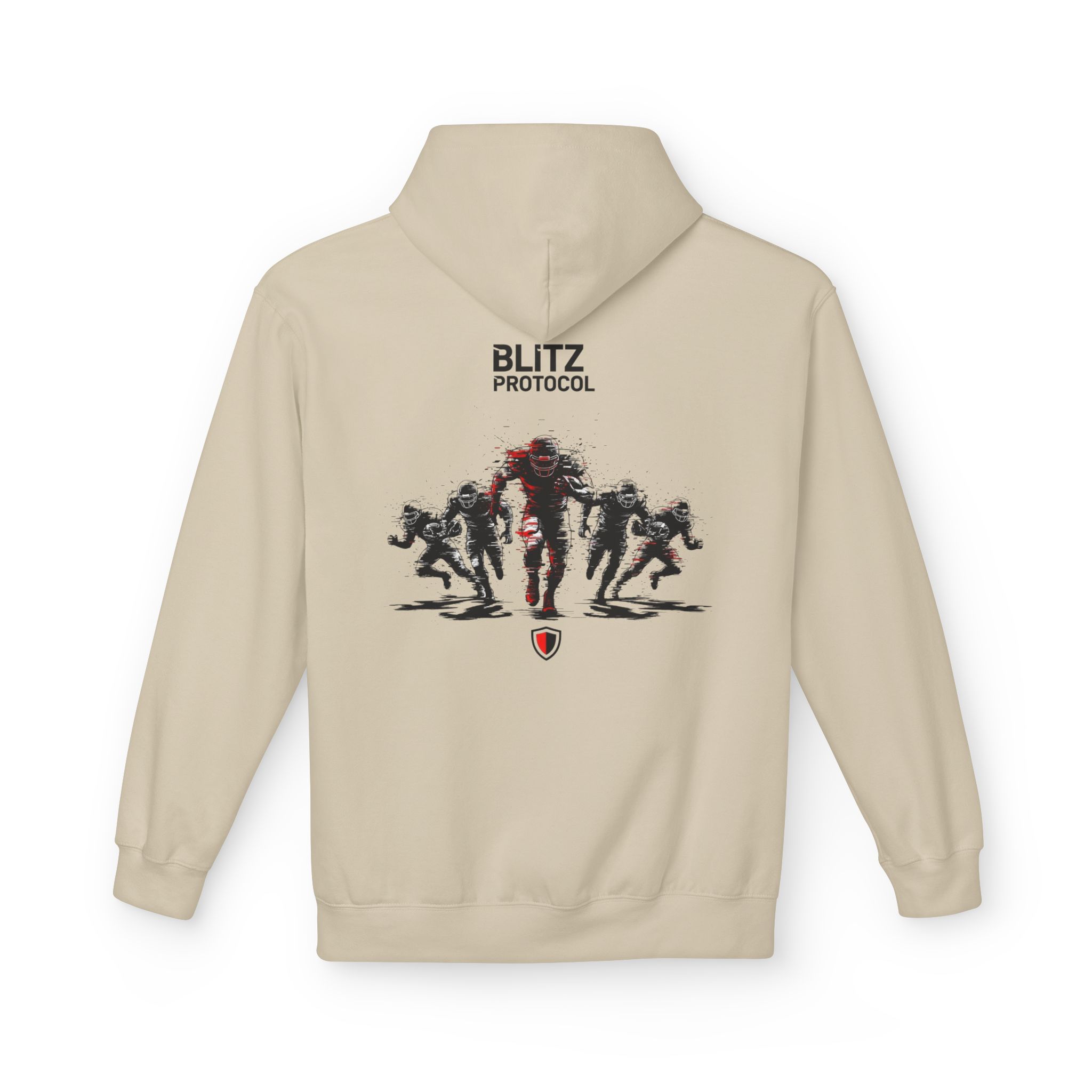 Blitz Protocol Softstyle Hoodie | Gridiron Defense Meets Cyber Ops