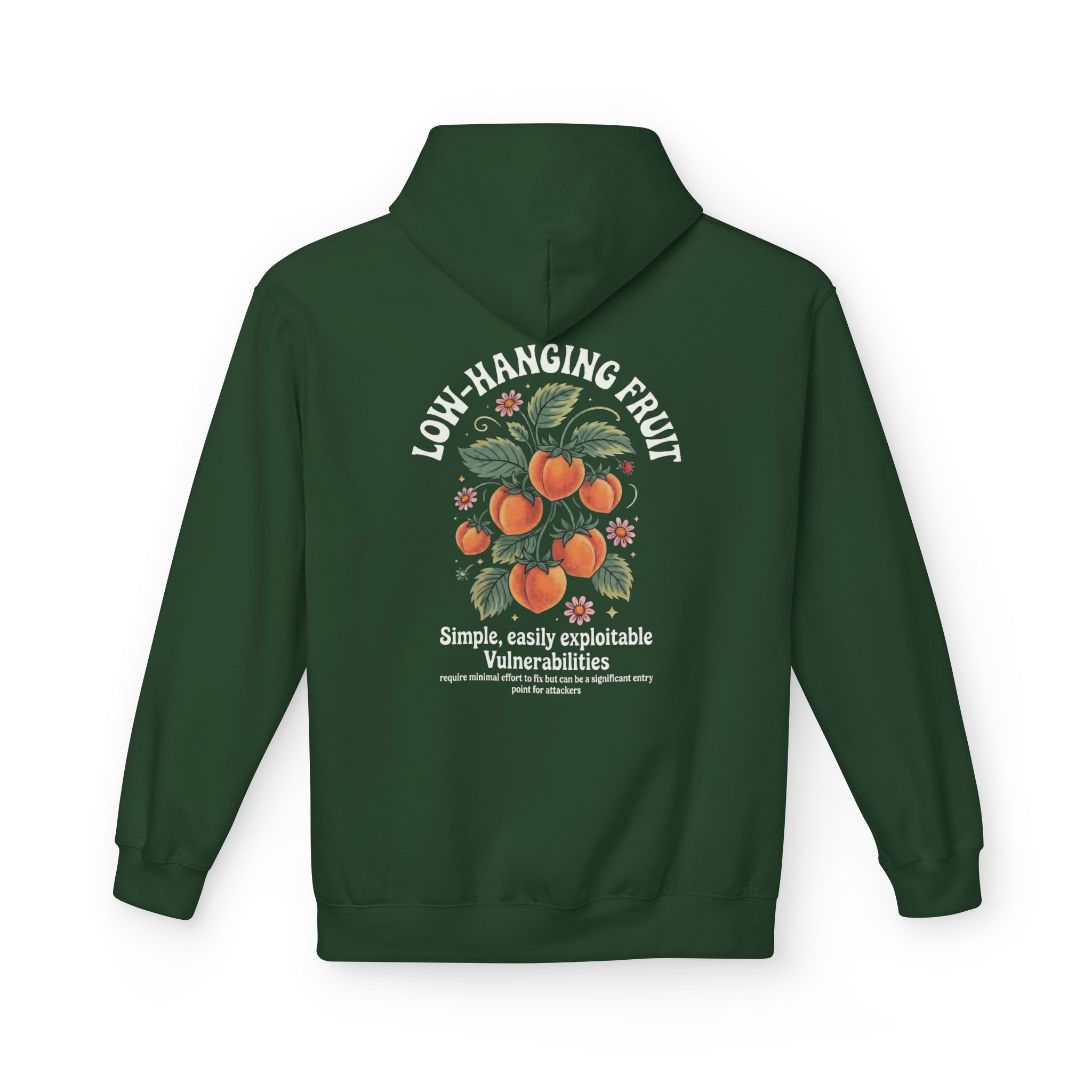 Low Hanging Fruit  – Peaches – Infosec Softstyle Hoodie