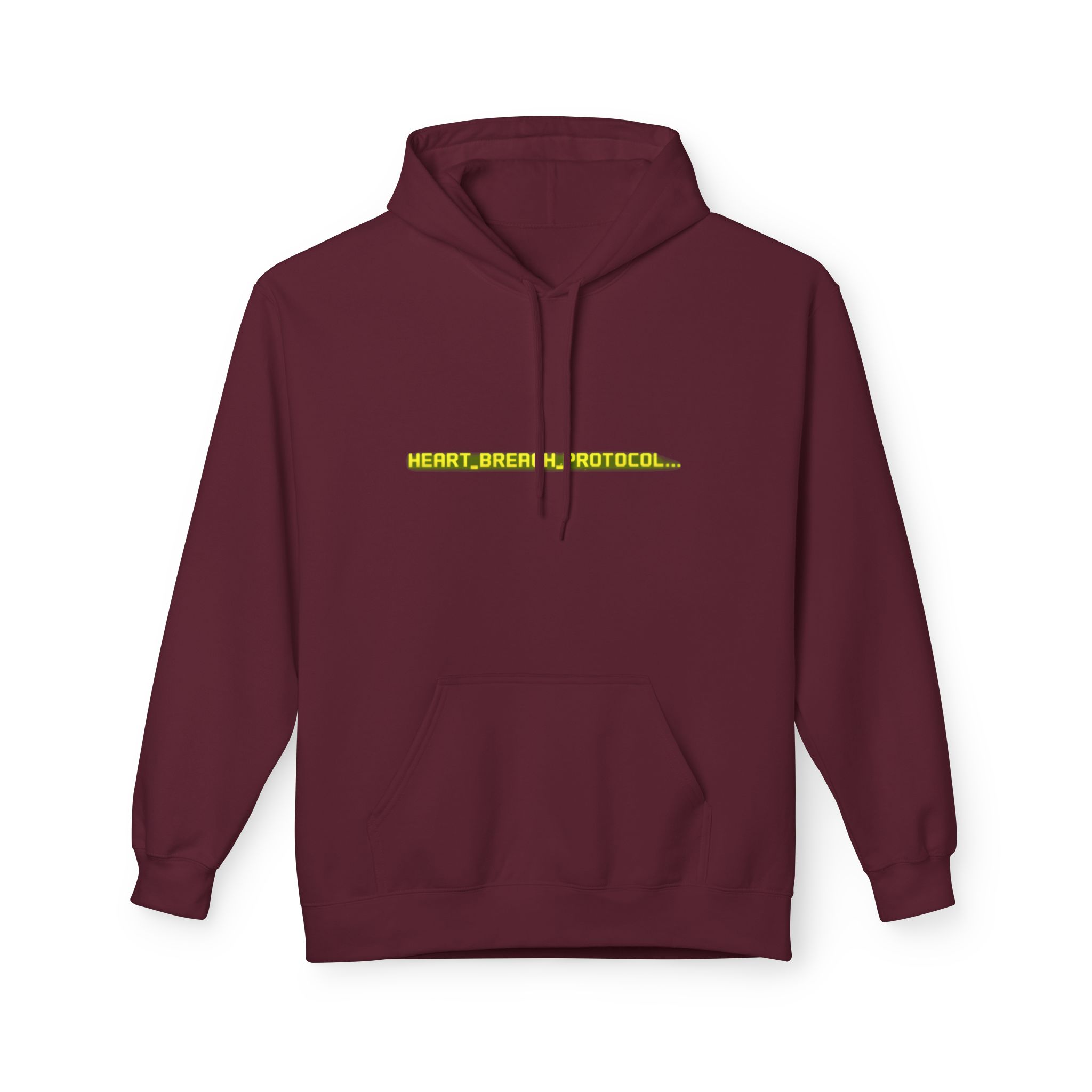 Heart Breach Protocol Cybersecurity Valentine Softstyle Hoodie