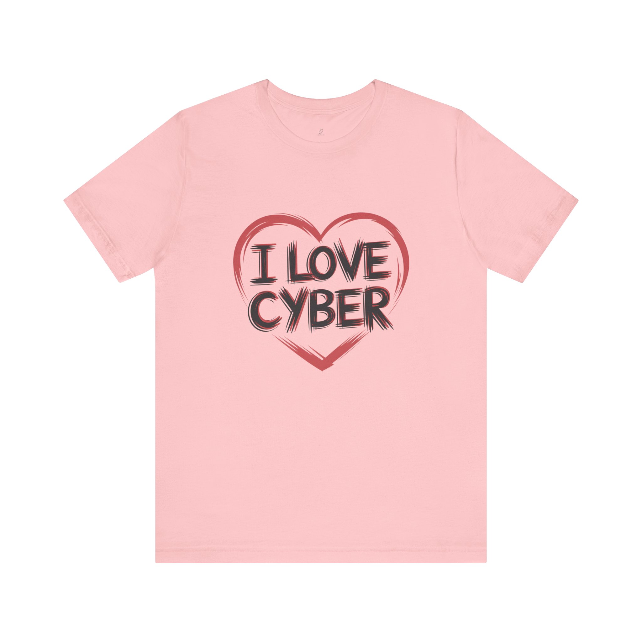 17065722358306132183_2048.jpeg I Love Cyber T-Shirt ilc002