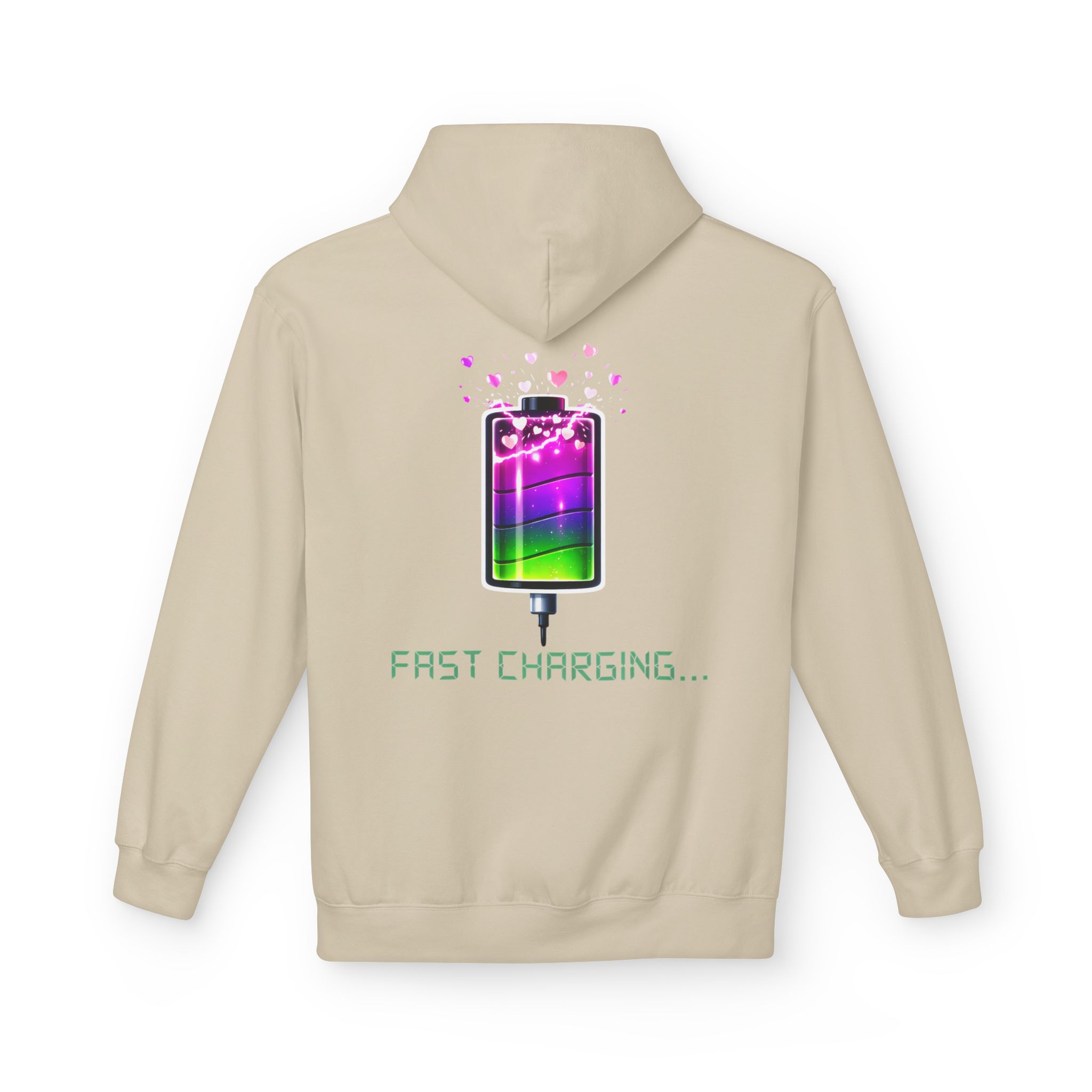 Fast Charging Love Battery Softstyle Hoodie