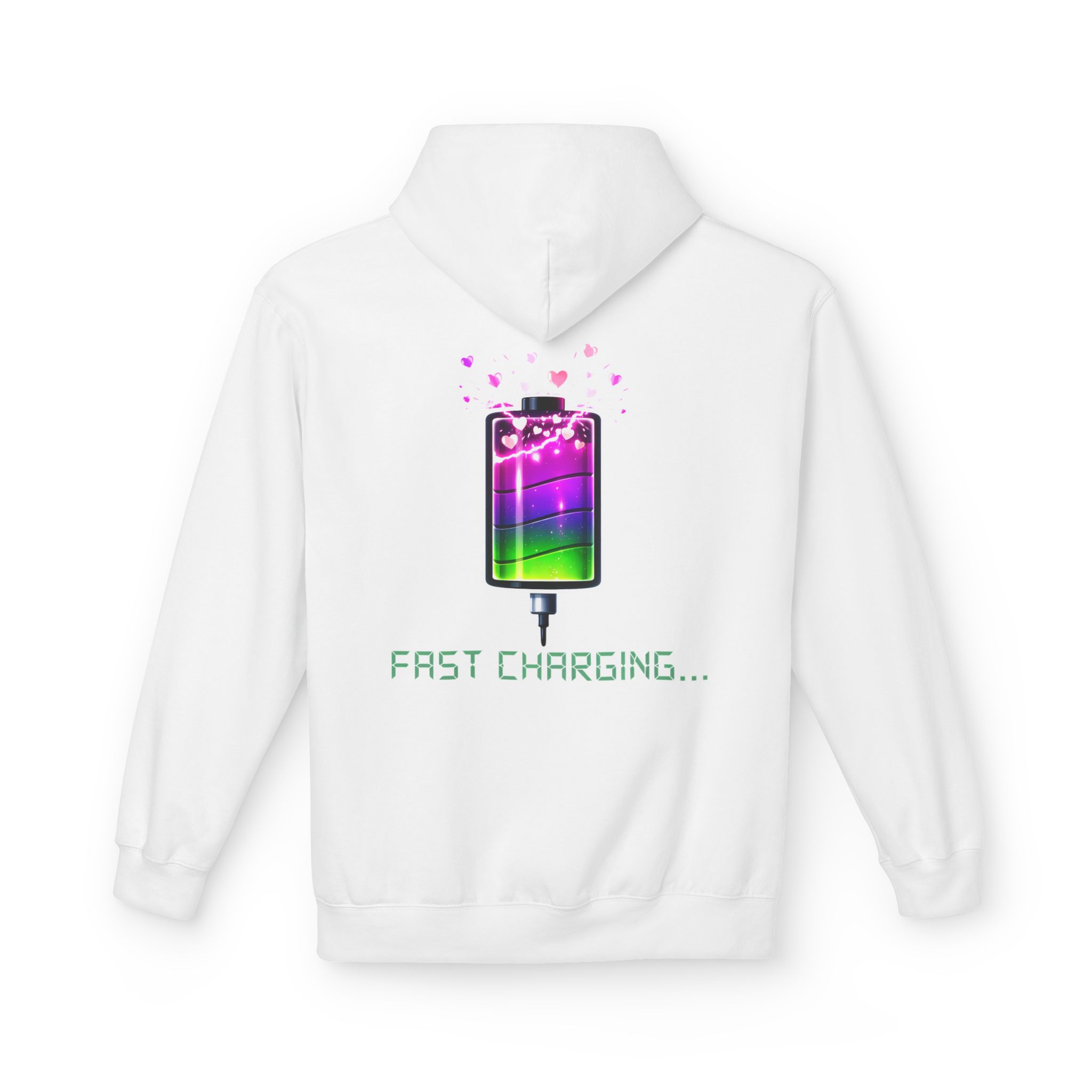 Fast Charging Love Battery Softstyle Hoodie