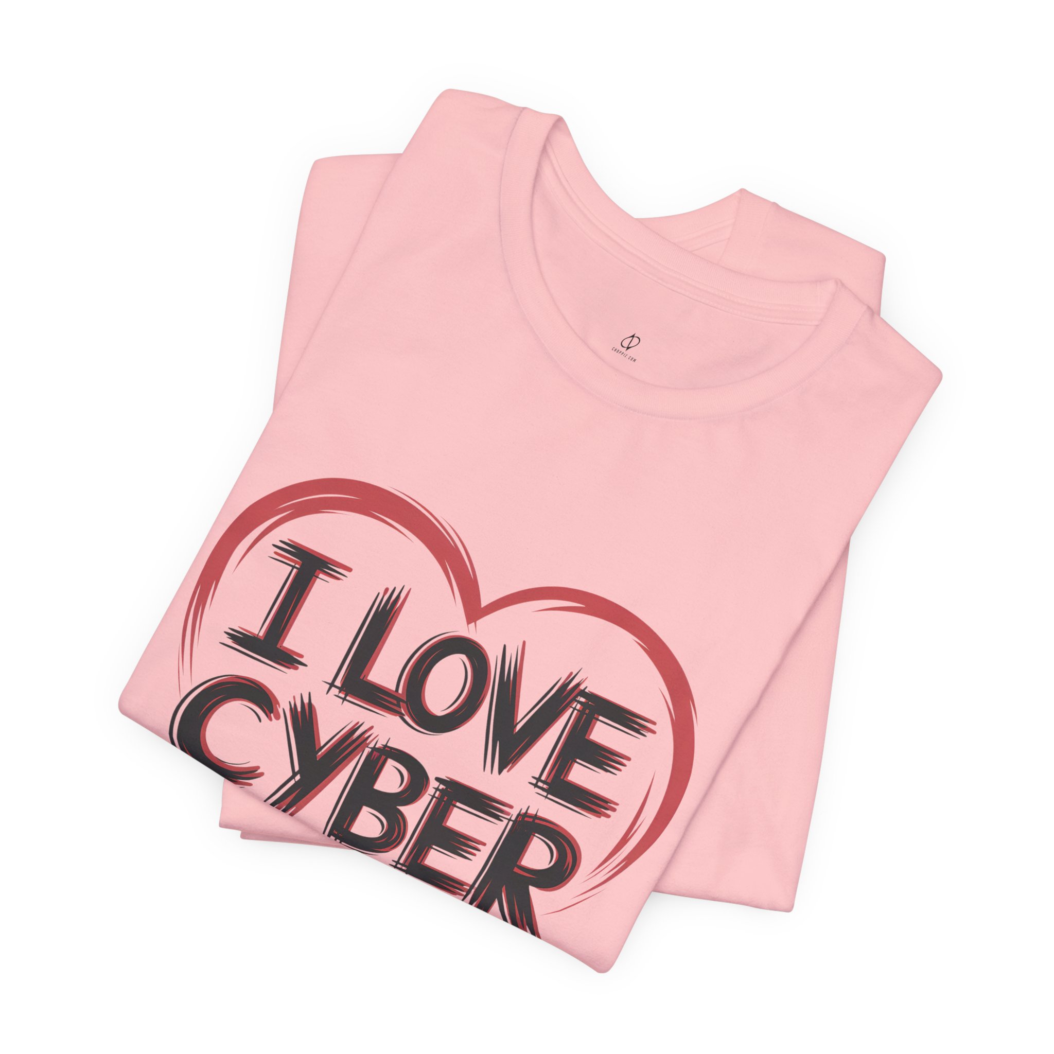 1862382278455409870_2048.jpeg I Love Cyber T-Shirt ilc002