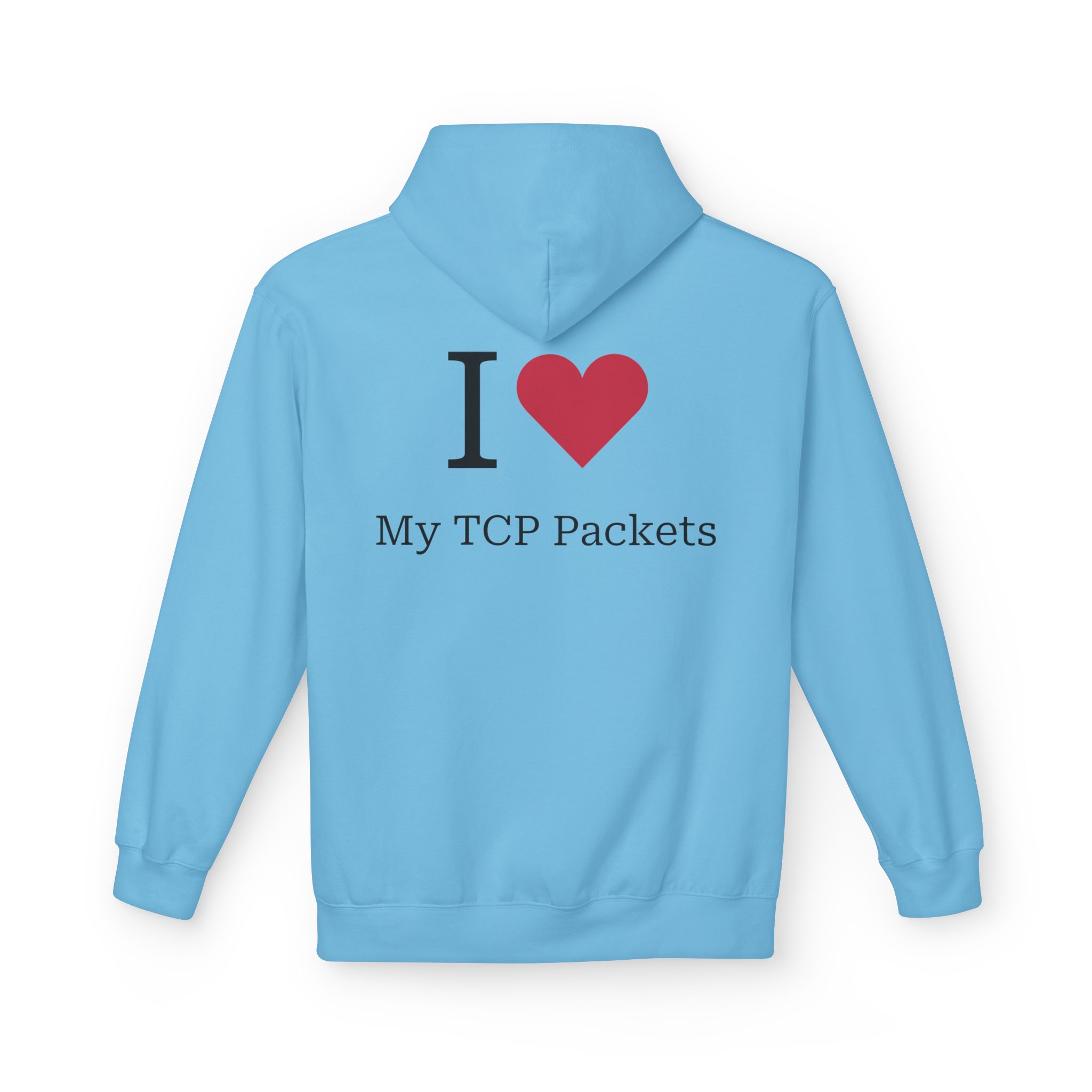 I Love My TCP Packets Softstyle Hoodie