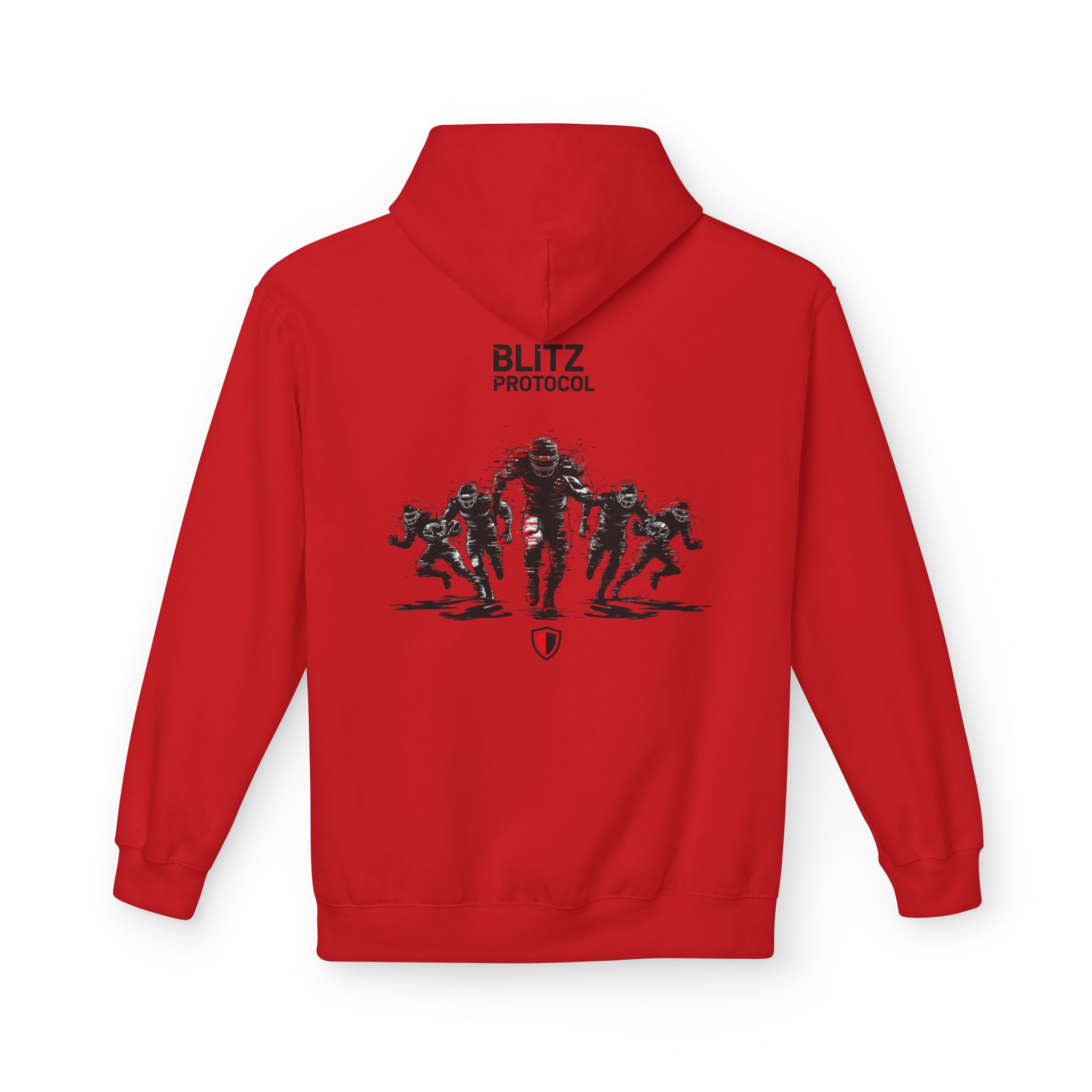 Blitz Protocol Softstyle Hoodie | Gridiron Defense Meets Cyber Ops