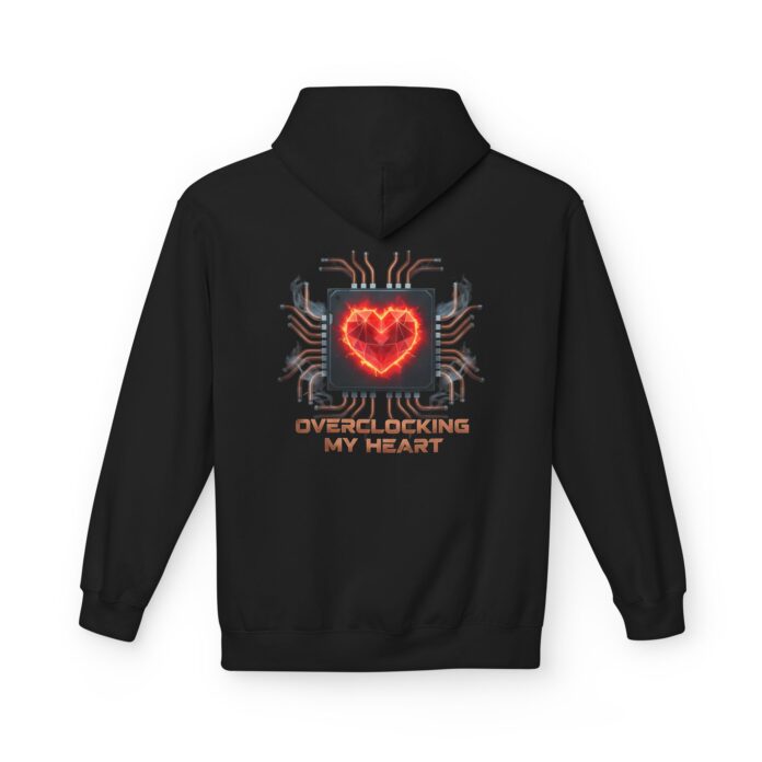 Overclocking My Heart Cybersecurity Softstyle Hoodie